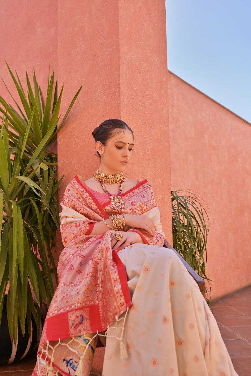 Ynf Banarasi Soft Silk KESH532 PAITHANI NISHA Sarees Wholesale Embroidered Sarees Zari Border Sarees Traditional Sarees Manufacturer