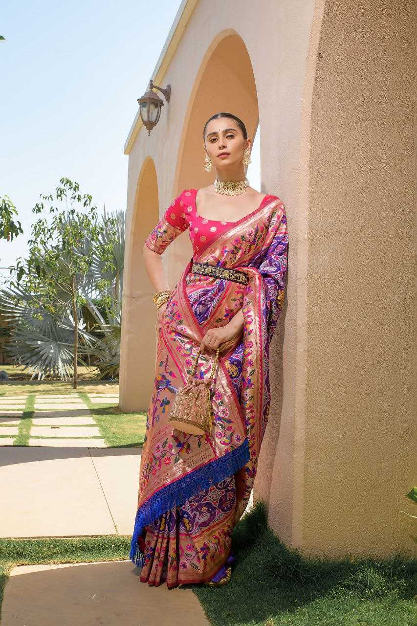 Ynf Banarasi Soft Silk KESH532 PAITHANI SPARROW Silk Sarees Wholesale Banarasi Silk Sarees Paithani Sarees Patola Sarees Manufacturer