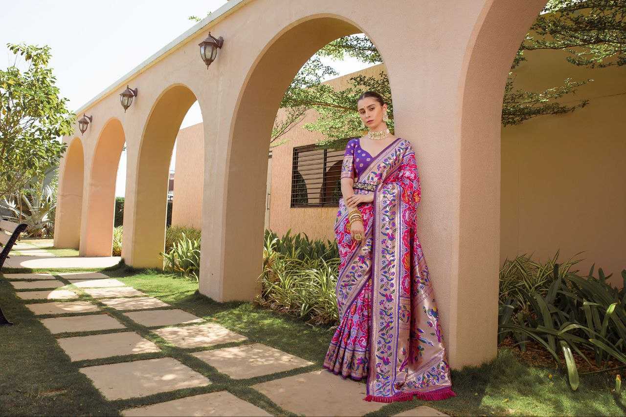 Ynf Banarasi Soft Silk KESH532 PAITHANI SPARROW Silk Sarees Wholesale Banarasi Silk Sarees Paithani Sarees Patola Sarees Manufacturer