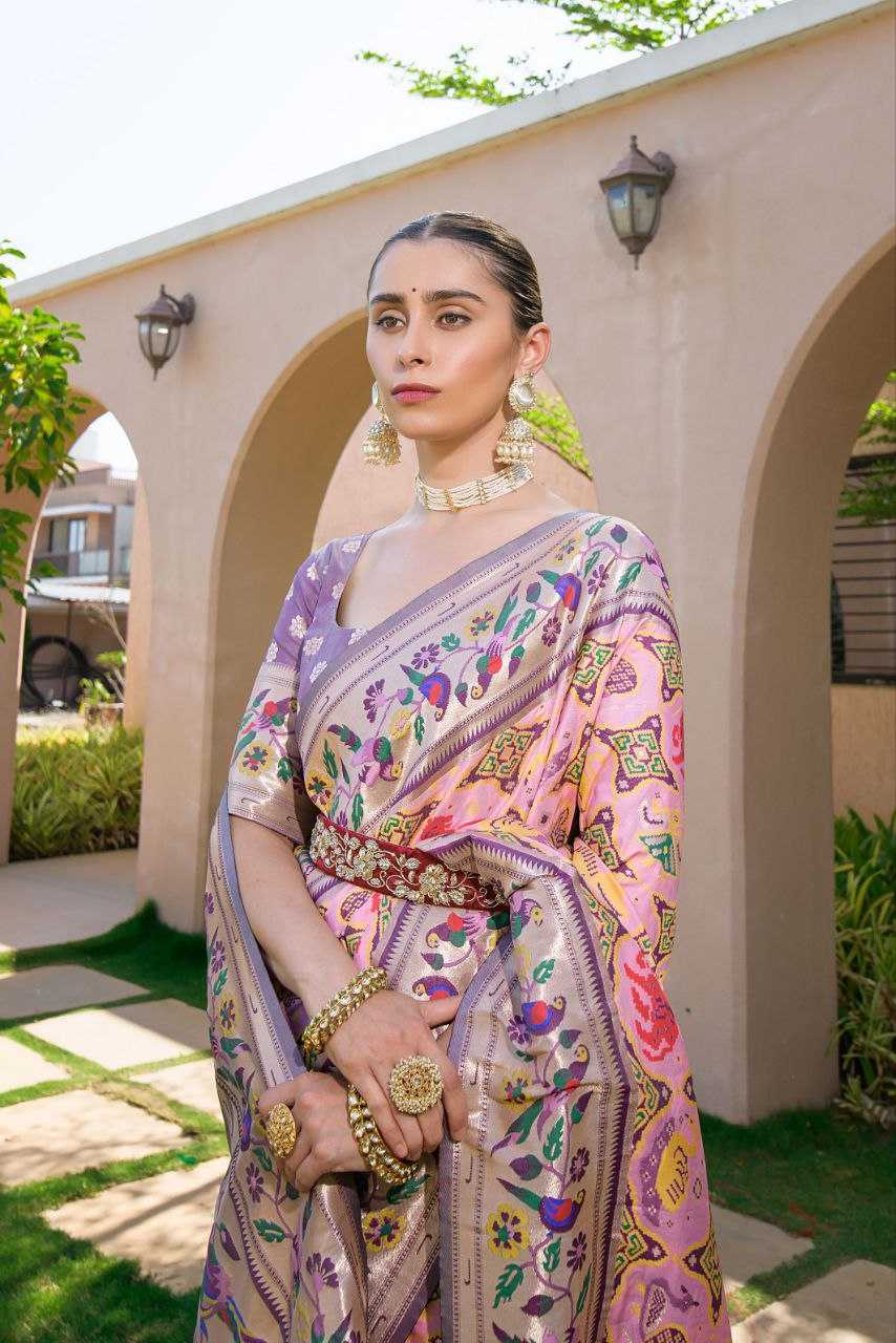 Ynf Banarasi Soft Silk KESH532 PAITHANI SPARROW Silk Sarees Wholesale Banarasi Silk Sarees Paithani Sarees Patola Sarees Manufacturer