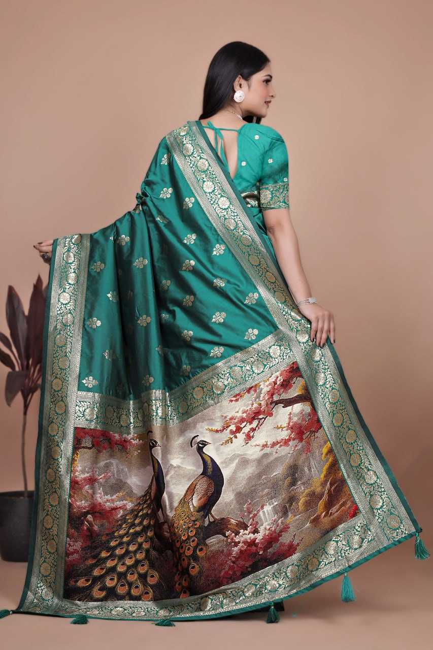 Ynf Banarasi Soft Silk KESH553 09 Silk Sarees Wedding Collections Festive Collections Wholesale Banarasi Silk Sarees Silk Sarees With Blouse Banarasi Silk Sarees With Zari Work Manufacturer