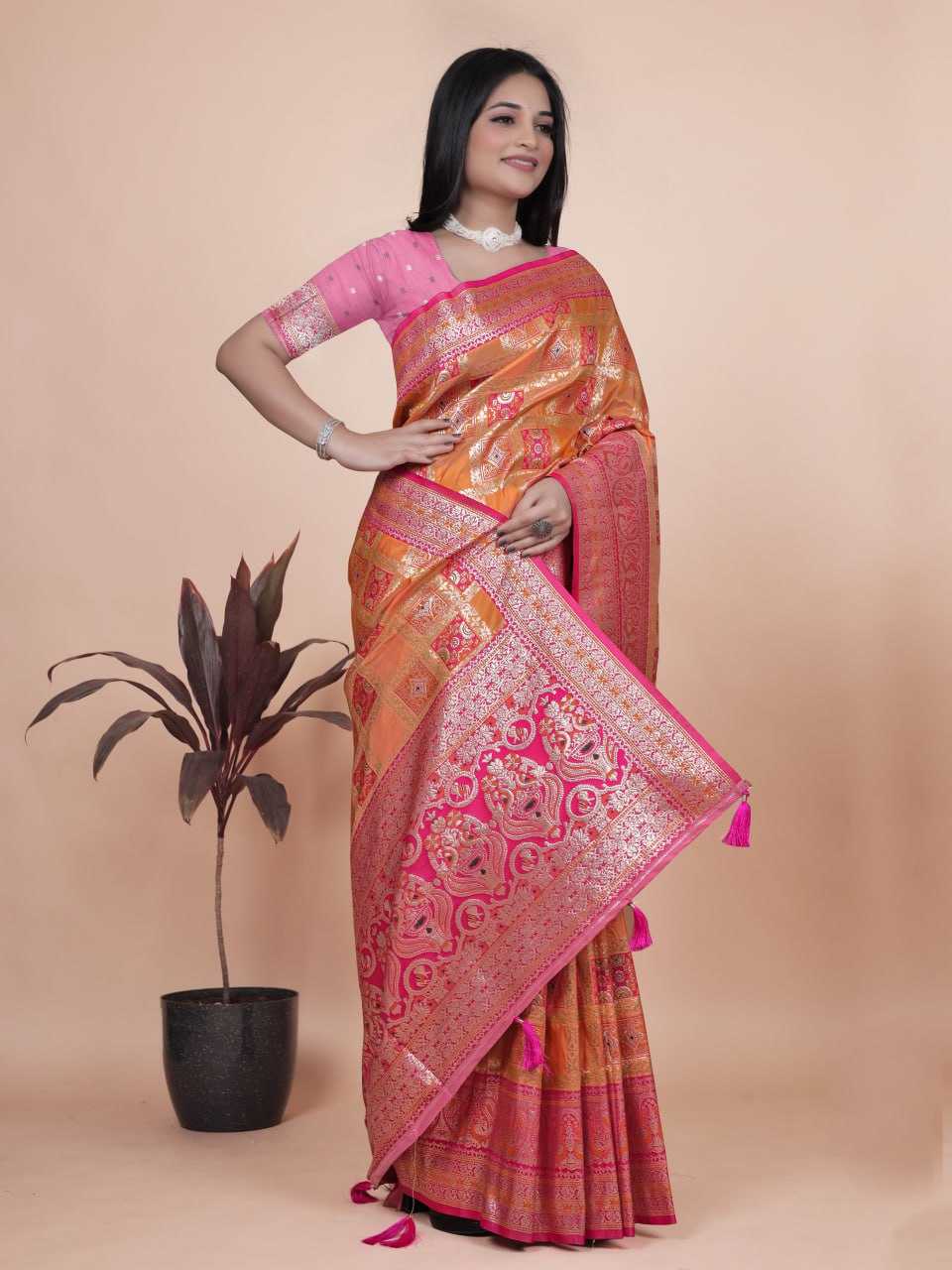 Ynf Banarasi Soft Silk KESH553 12 Silk Sarees Wedding Collections Festive Collections Wholesale Banarasi Silk Sarees Silk Sarees With Blouse Banarasi Silk Sarees With Zari Work Manufacturer