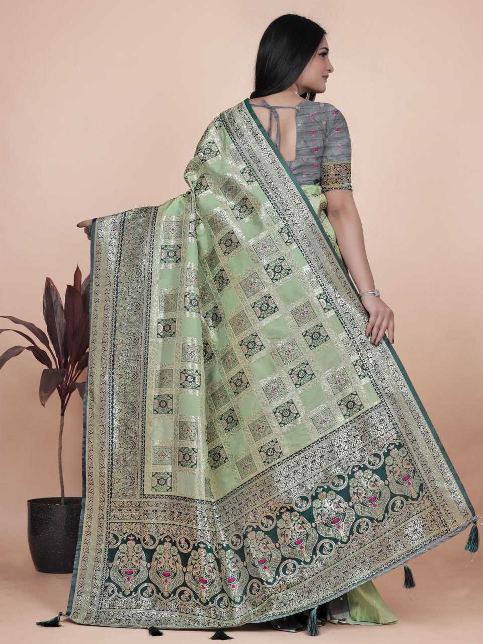 Ynf Banarasi Soft Silk KESH553 13 Silk Sarees Wedding Collections Festive Collections Wholesale Banarasi Silk Sarees Zari Border Silk Sarees Silk Sarees With Blouse Manufacturer