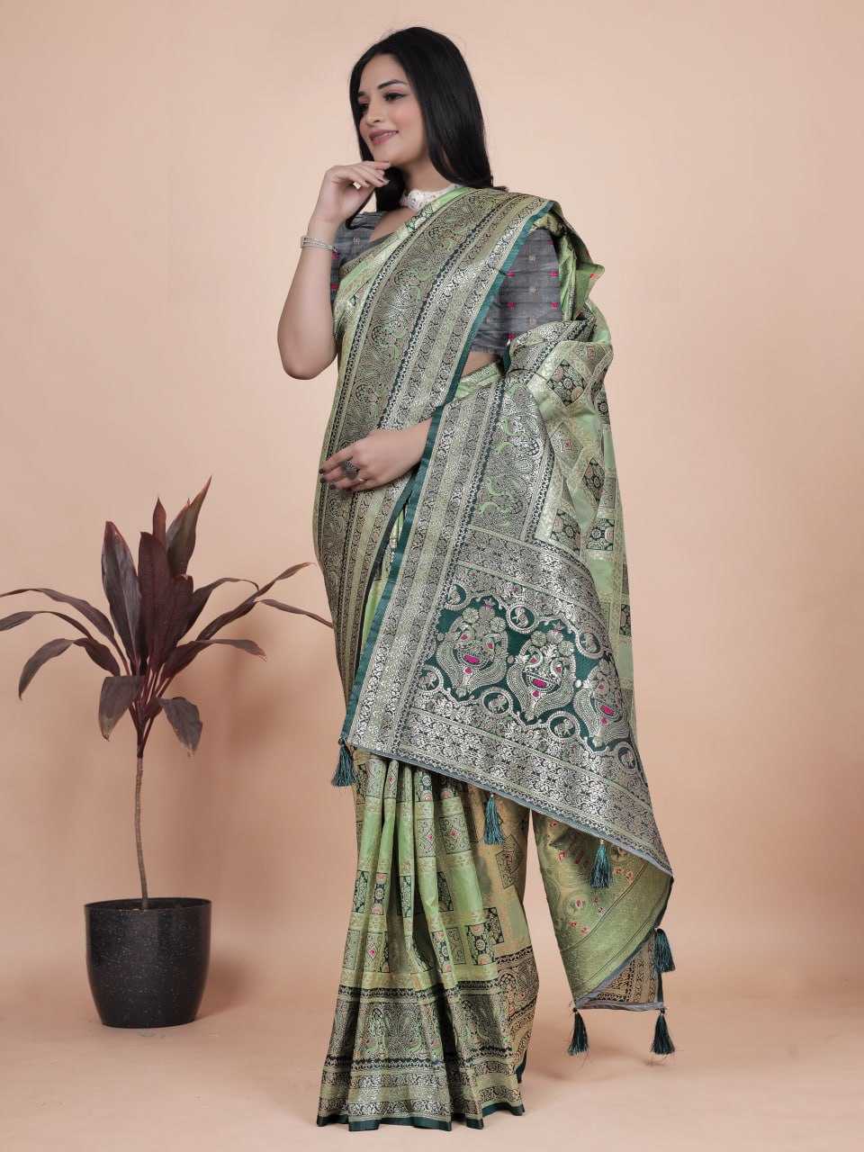 Ynf Banarasi Soft Silk KESH553 13 Silk Sarees Wedding Collections Festive Collections Wholesale Banarasi Silk Sarees Zari Border Silk Sarees Silk Sarees With Blouse Manufacturer
