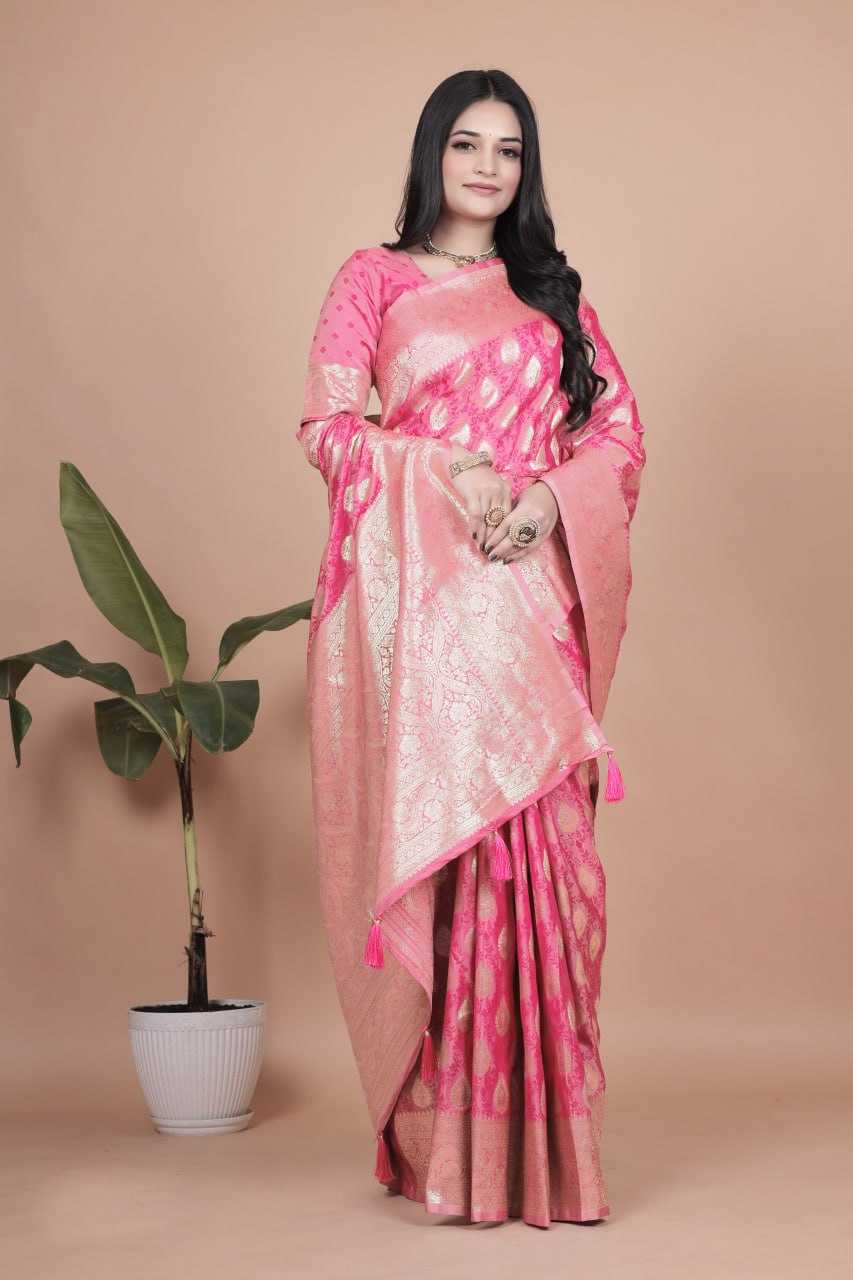 Ynf Banarasi Soft Silk KESH553 31 Silk Sarees Wedding Collections Festive Collections Wholesale Silk Sarees With Blouse Banarasi Silk Sarees With Zari Work Pink Silk Sarees Manufacturer