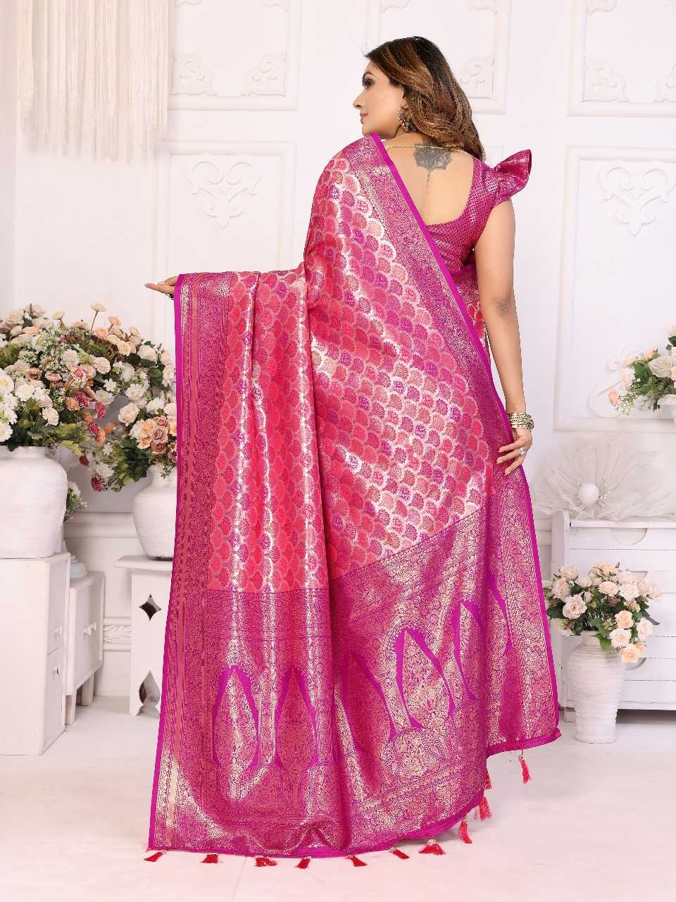 Ynf Banarasi Soft Silk RIN144 Chaturi-1 Silk Sarees Wedding Collections Festive Collections Wholesale Designer Silk Sarees Zari Border Silk Sarees Silk Sarees For Weddings Manufacturer