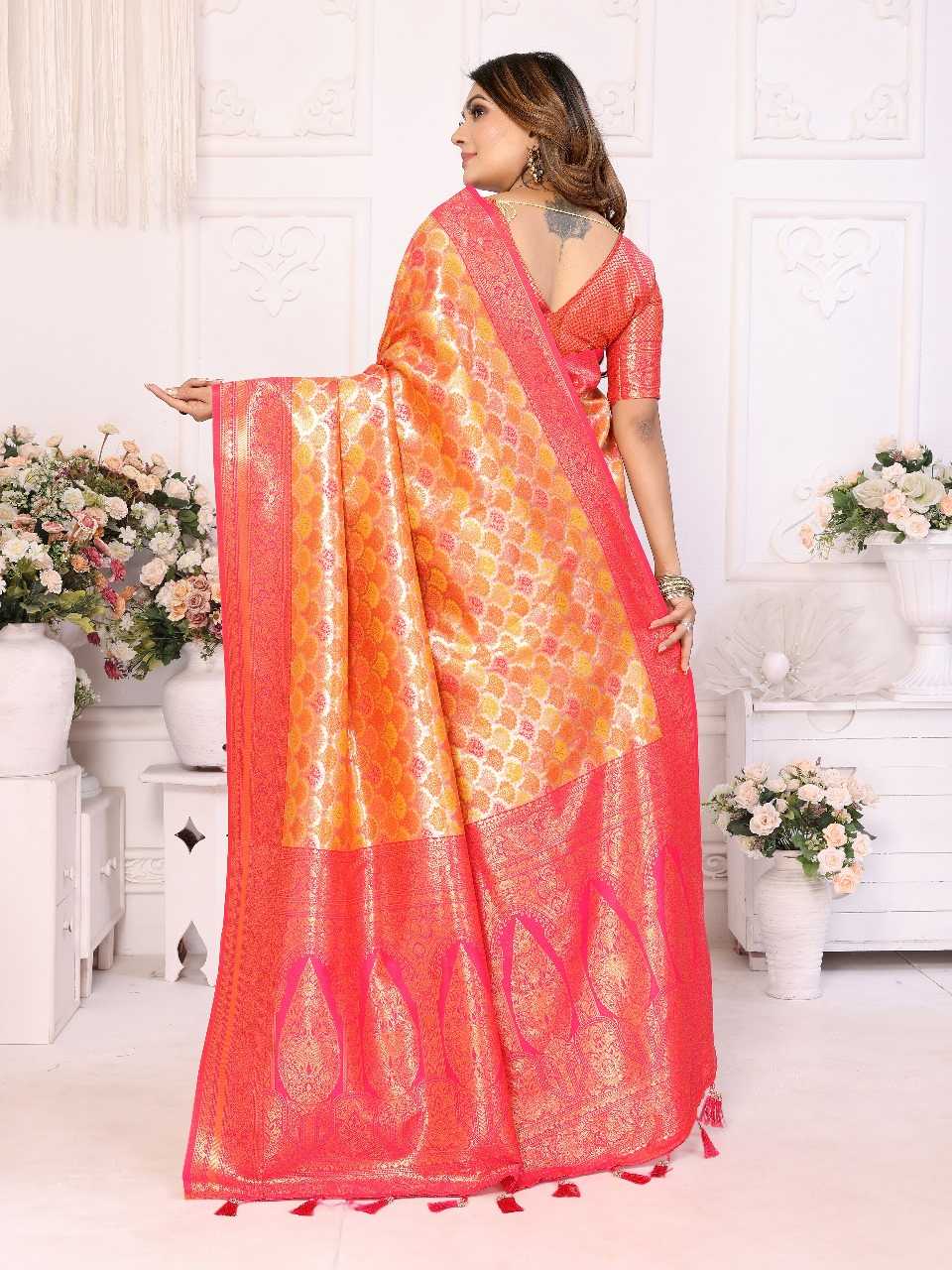 Ynf Banarasi Soft Silk RIN144 Chaturi-1 Silk Sarees Wedding Collections Festive Collections Wholesale Designer Silk Sarees Zari Border Silk Sarees Silk Sarees For Weddings Manufacturer