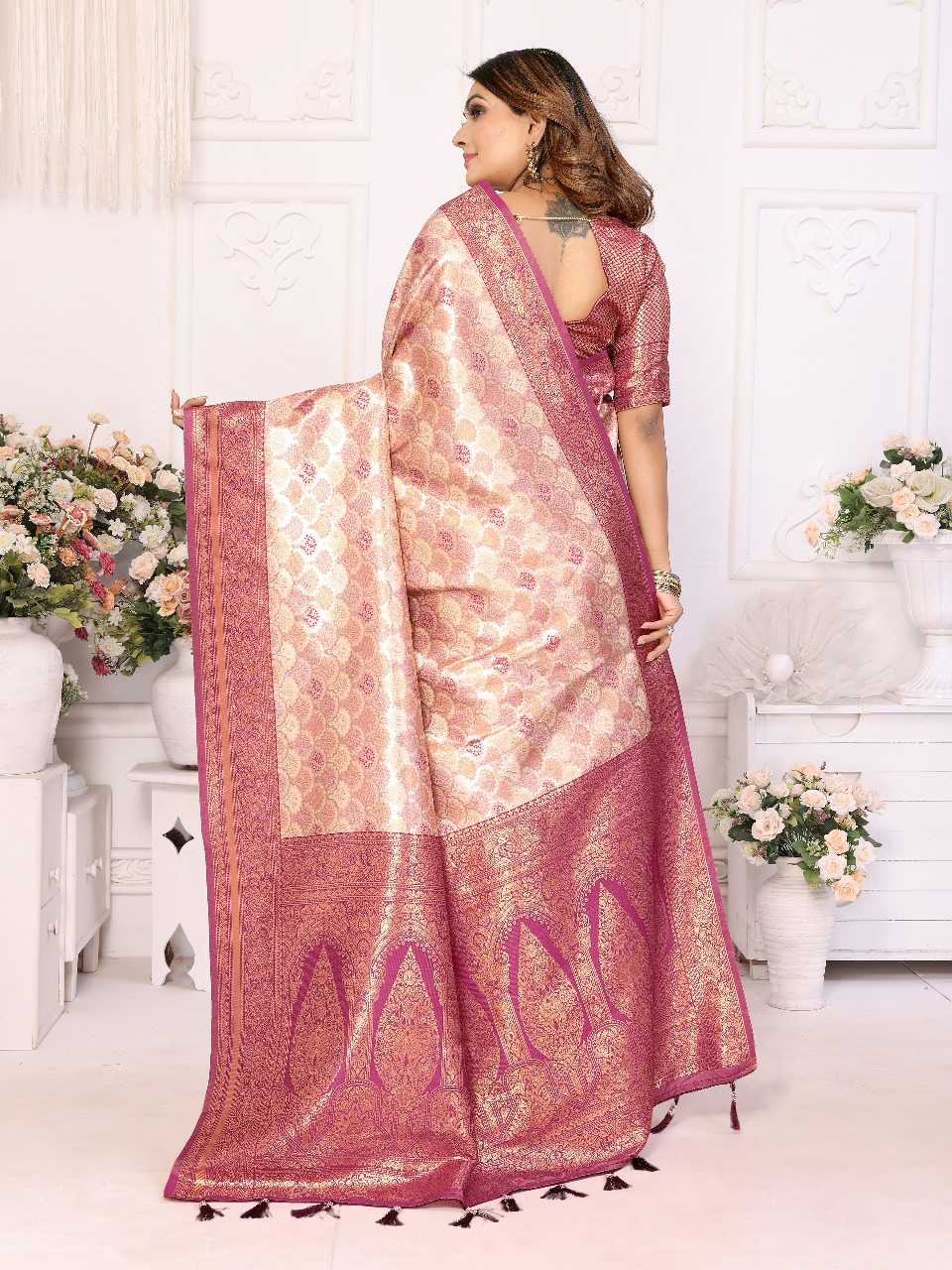 Ynf Banarasi Soft Silk RIN144 Chaturi-1 Silk Sarees Wedding Collections Festive Collections Wholesale Designer Silk Sarees Zari Border Silk Sarees Silk Sarees For Weddings Manufacturer