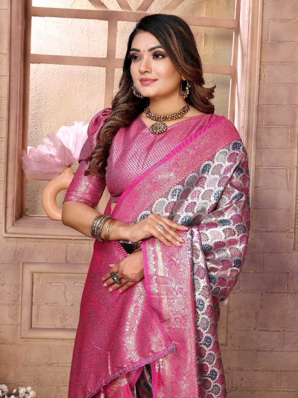 Ynf Banarasi Soft Silk RIN144 Chaturi-1 Silk Sarees Wedding Collections Festive Collections Wholesale Designer Silk Sarees Zari Border Silk Sarees Silk Sarees For Weddings Manufacturer