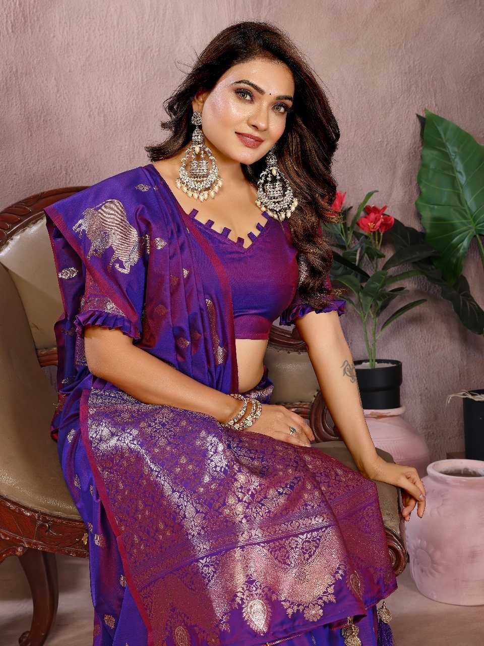 Ynf Banarasi Soft Silk RIN144 Manjari Silk Sarees Wedding Collections Festive Collections Wholesale Banarasi Silk Sarees Designer Silk Sarees Silk Sarees For Weddings Manufacturer