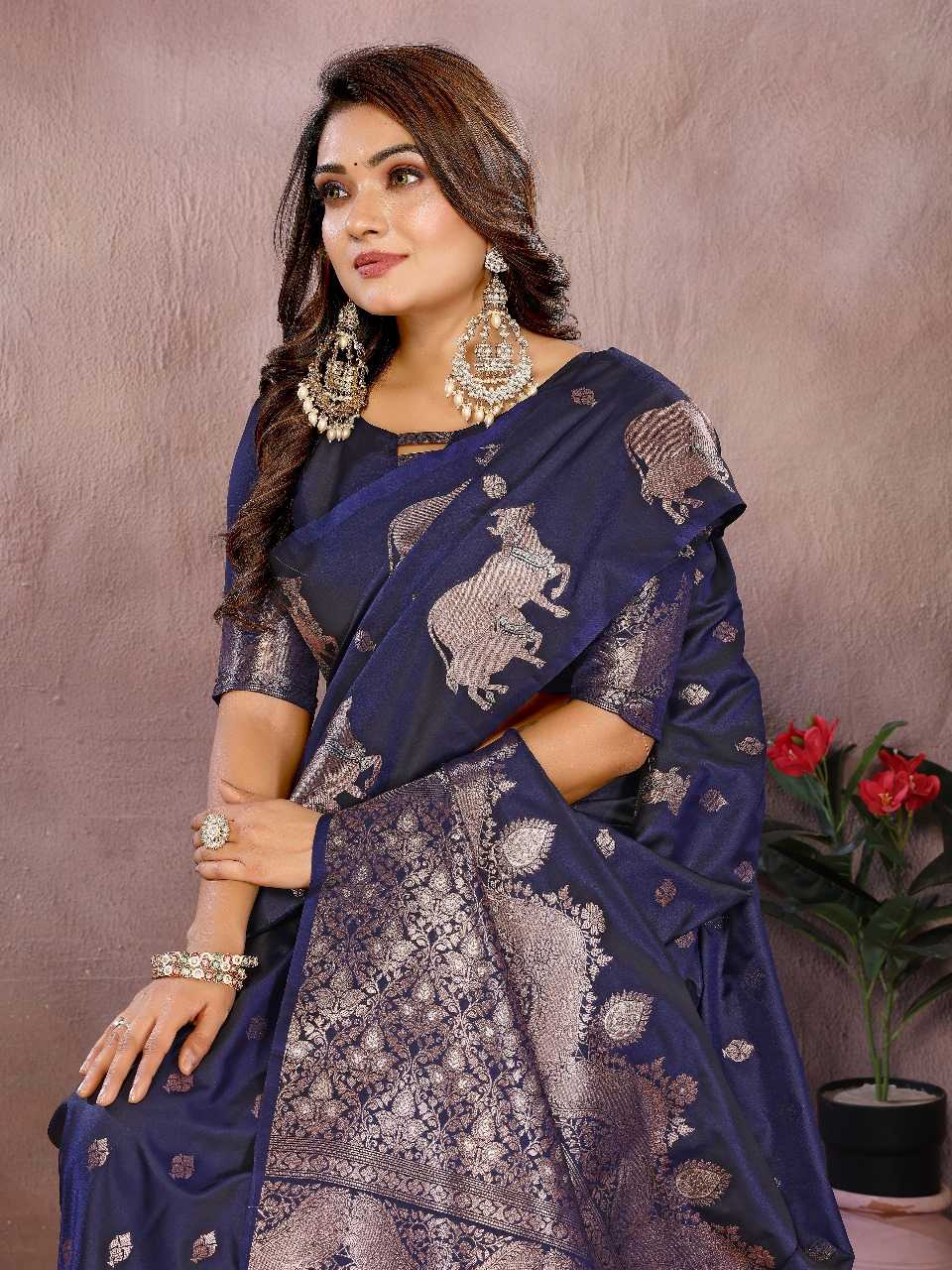 Ynf Banarasi Soft Silk RIN144 Manjari Silk Sarees Wedding Collections Festive Collections Wholesale Banarasi Silk Sarees Designer Silk Sarees Silk Sarees For Weddings Manufacturer