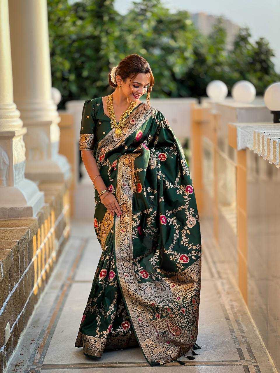 Ynf Banarasi Soft Silk RIN150 Banarasi-1 Sarees Silk Sarees Festive Collections Wholesale Banarasi Silk Sarees Traditional Silk Sarees Silk Sarees With Blouse Manufacturer