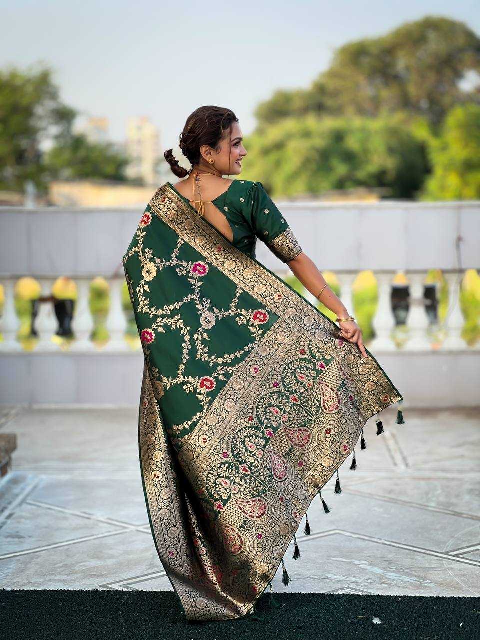 Ynf Banarasi Soft Silk RIN150 Banarasi-1 Sarees Silk Sarees Festive Collections Wholesale Banarasi Silk Sarees Traditional Silk Sarees Silk Sarees With Blouse Manufacturer