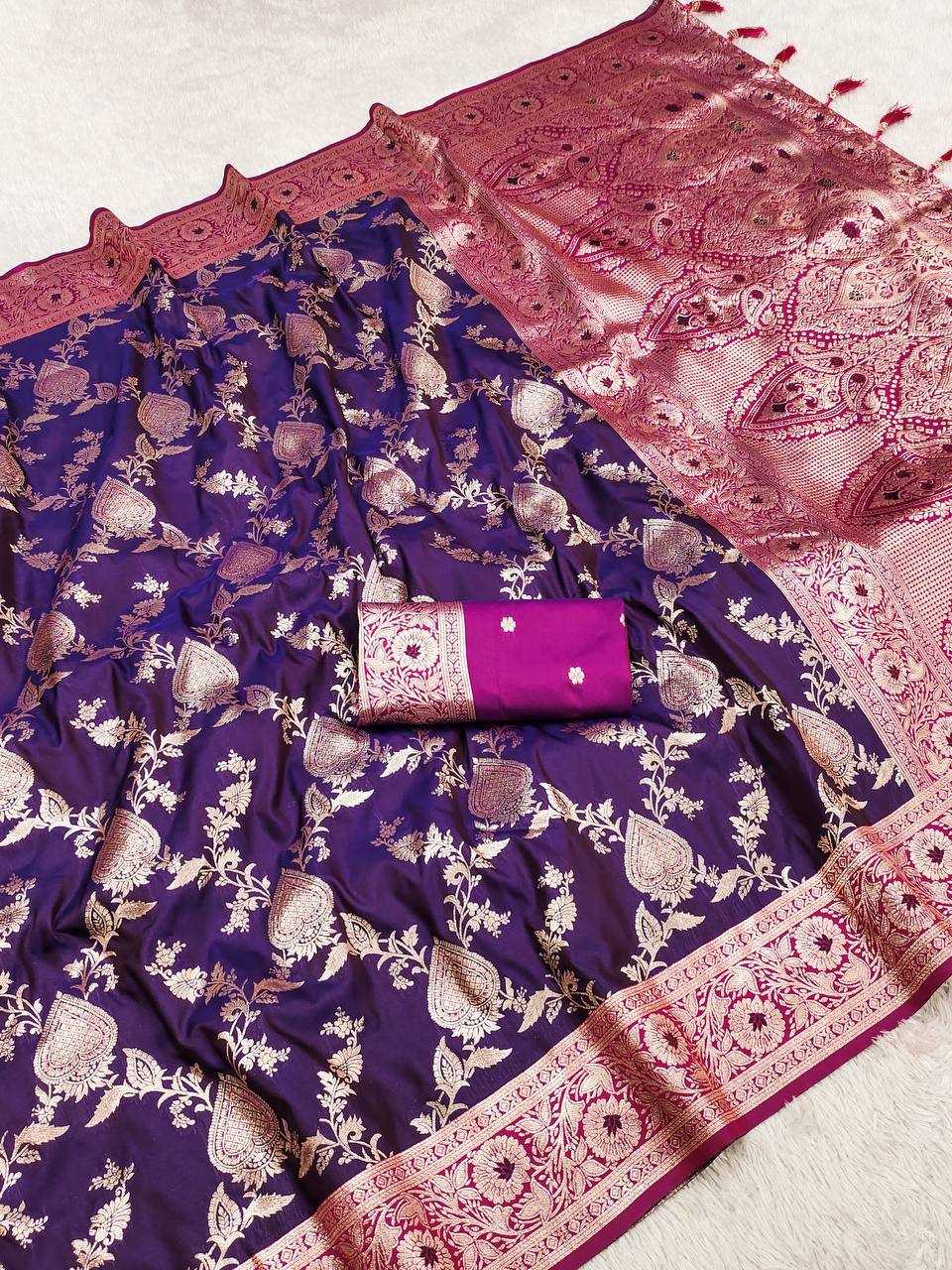 Ynf Banarasi Soft Silk RIN150 Banarasi-12 Sarees Silk Sarees Festive Collections Wholesale Banarasi Silk Sarees Traditional Silk Sarees Silk Sarees With Blouse Manufacturer