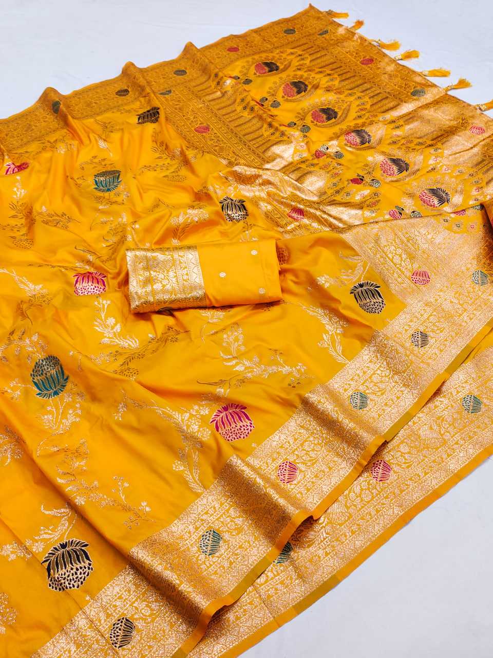 Ynf Banarasi Soft Silk RIN150 Banarasi-2 Sarees Silk Sarees Festive Collections Wholesale Banarasi Silk Sarees Traditional Silk Sarees Silk Sarees With Blouse Manufacturer