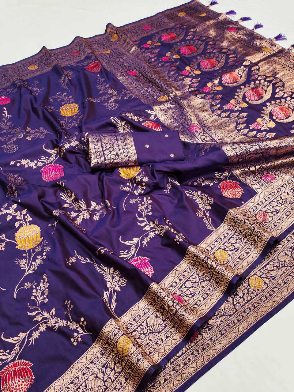 Ynf Banarasi Soft Silk RIN150 Banarasi-2 Sarees Silk Sarees Festive Collections Wholesale Banarasi Silk Sarees Traditional Silk Sarees Silk Sarees With Blouse Manufacturer