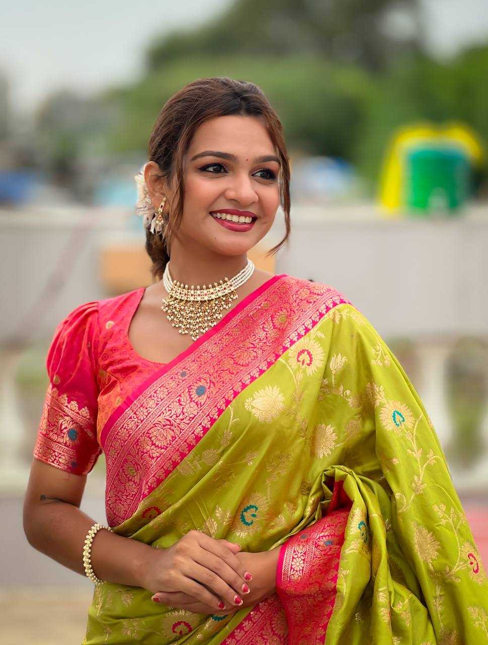Ynf Banarasi Soft Silk RIN150 Banarasi-3 Sarees Silk Sarees Festive Collections Wholesale Banarasi Silk Sarees Traditional Silk Sarees Silk Sarees With Blouse Manufacturer