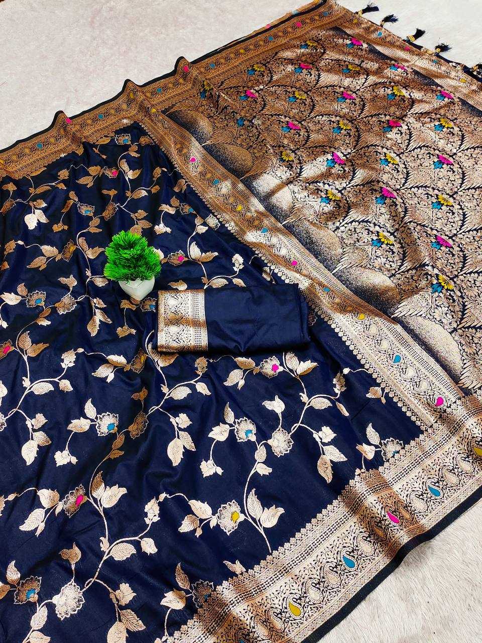 Ynf Banarasi Soft Silk RIN150 Banarasi-4 Sarees Silk Sarees Festive Collections Wholesale Banarasi Silk Sarees Traditional Silk Sarees Silk Sarees With Blouse Manufacturer