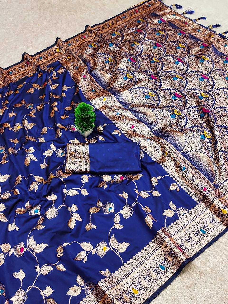 Ynf Banarasi Soft Silk RIN150 Banarasi-4 Sarees Silk Sarees Festive Collections Wholesale Banarasi Silk Sarees Traditional Silk Sarees Silk Sarees With Blouse Manufacturer