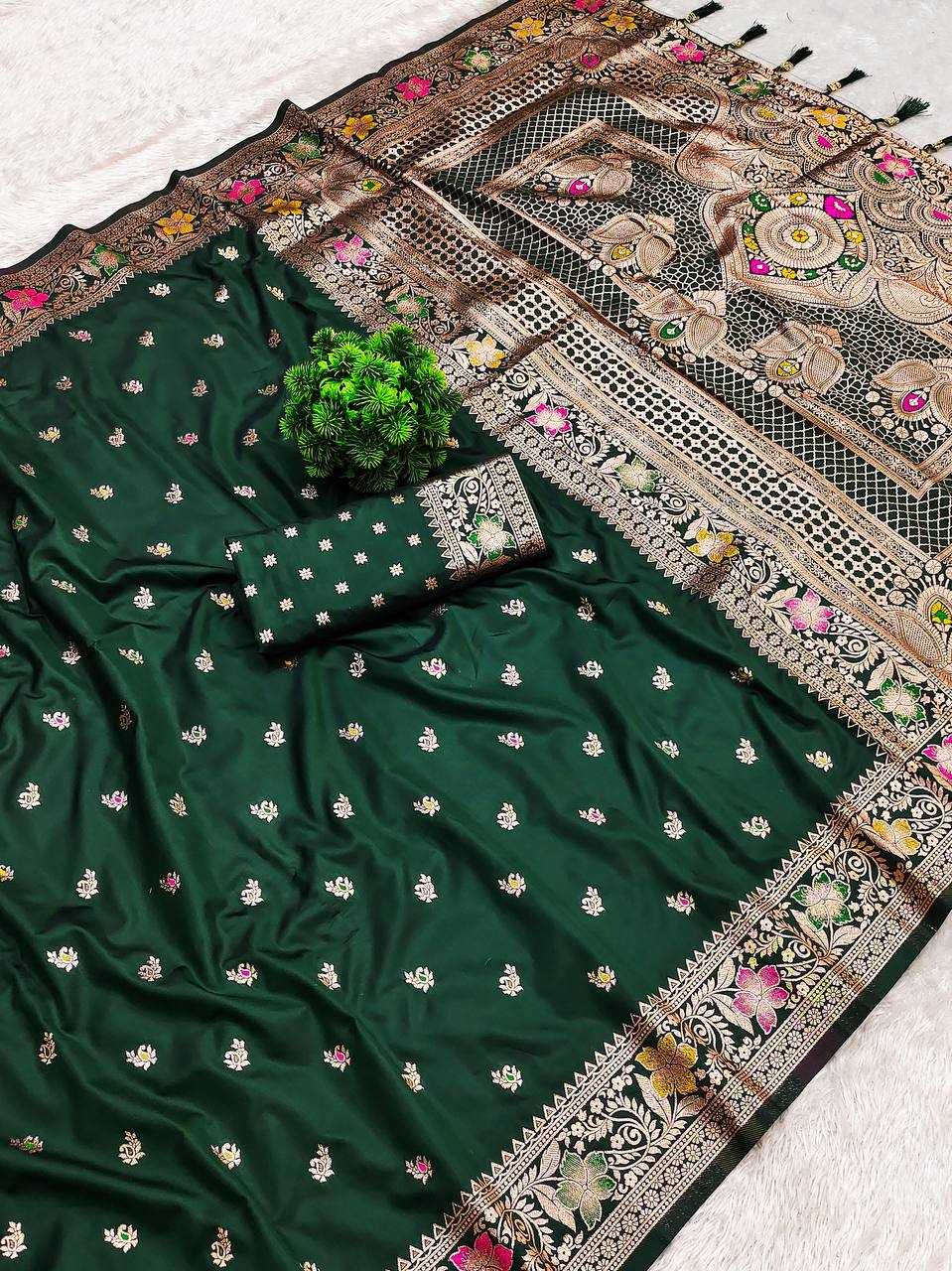 Ynf Banarasi Soft Silk RIN150 Banarasi-5 Sarees Silk Sarees Festive Collections Wholesale Banarasi Silk Sarees Traditional Silk Sarees Silk Sarees With Blouse Manufacturer