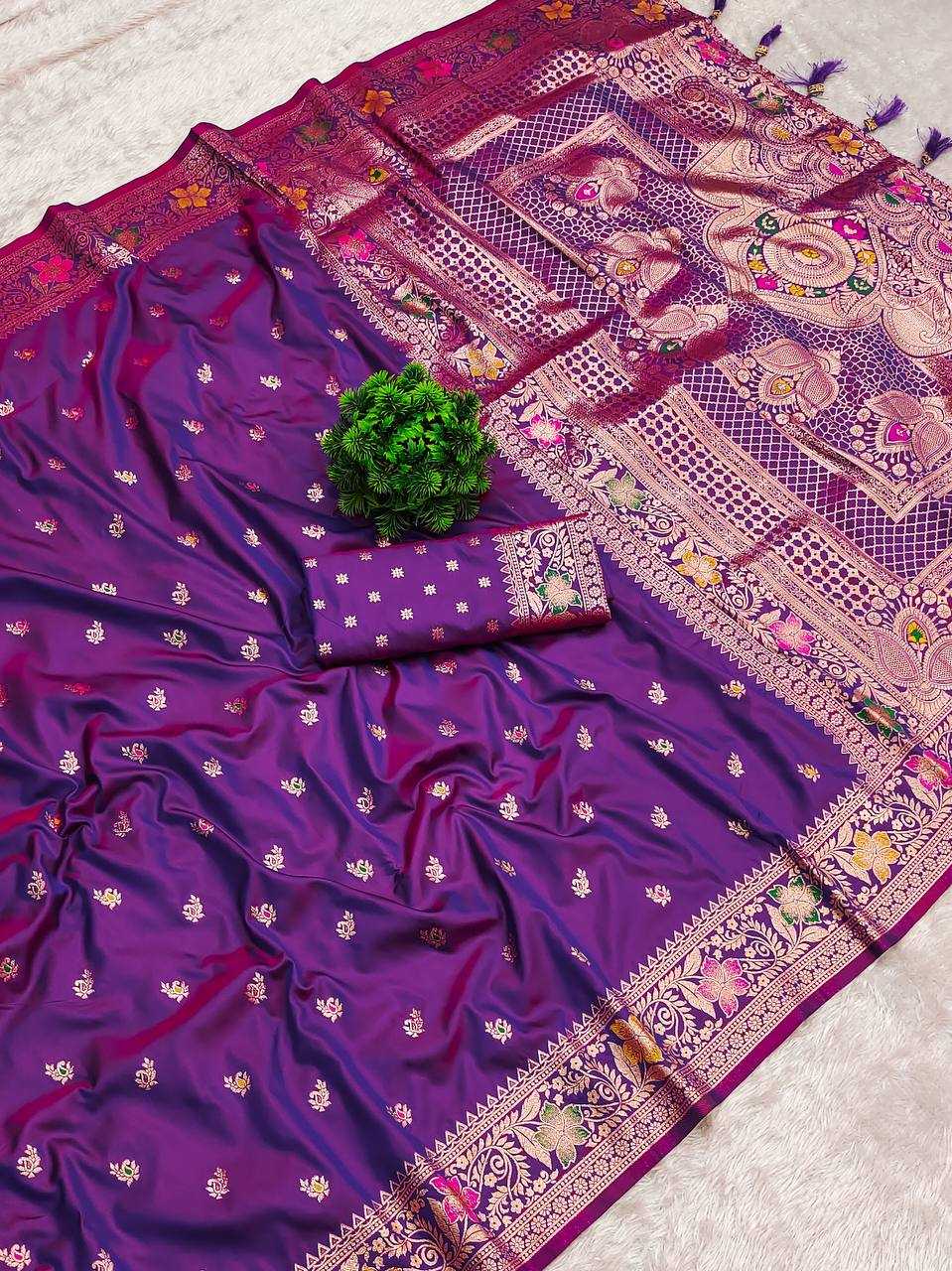 Ynf Banarasi Soft Silk RIN150 Banarasi-5 Sarees Silk Sarees Festive Collections Wholesale Banarasi Silk Sarees Traditional Silk Sarees Silk Sarees With Blouse Manufacturer