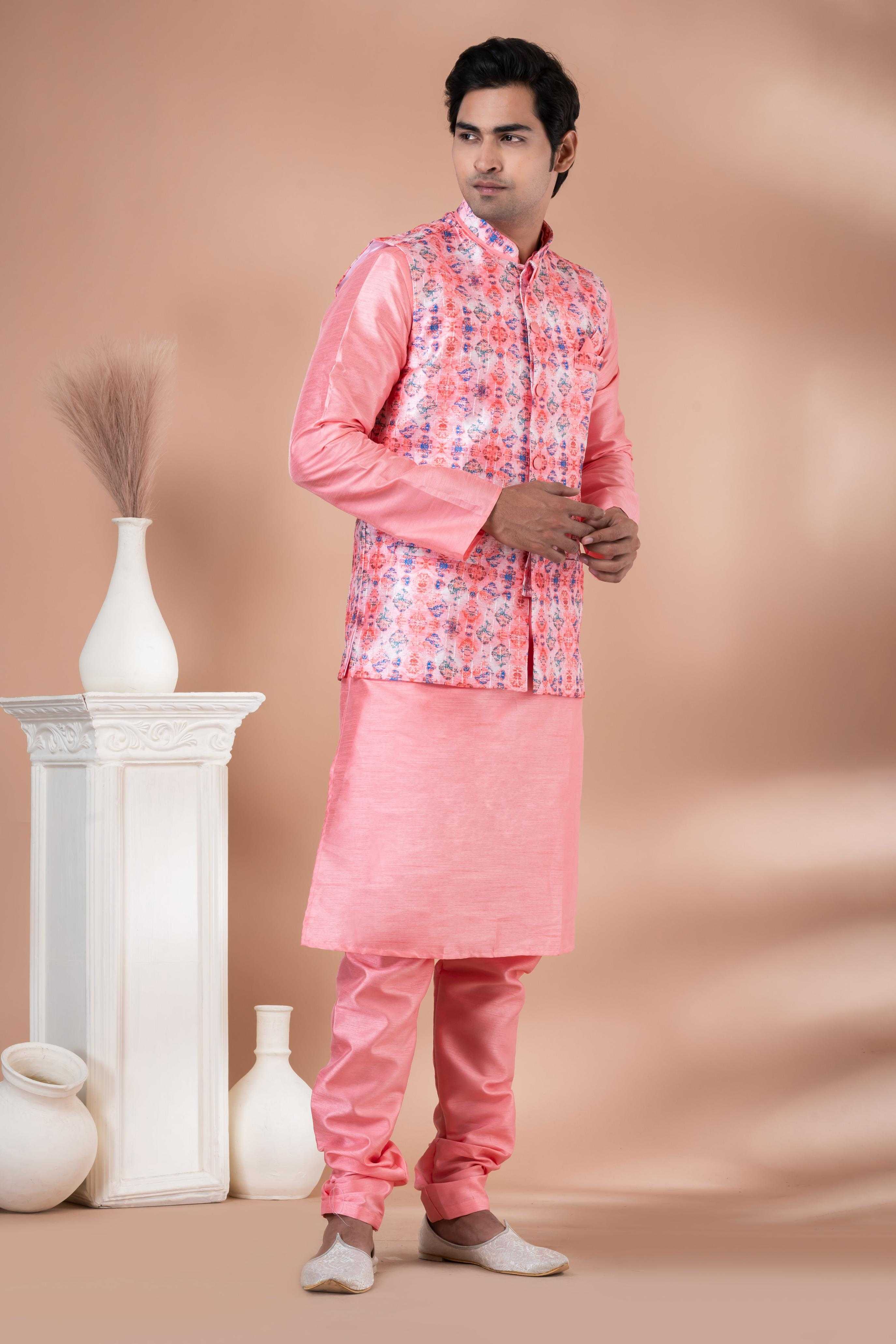 Ynf Banarasi Soft Silk RIN223 2333A Mens Wear Wholesale Nehru Jacket Festive & Wedding Coats Modi Jackets Manufacturer