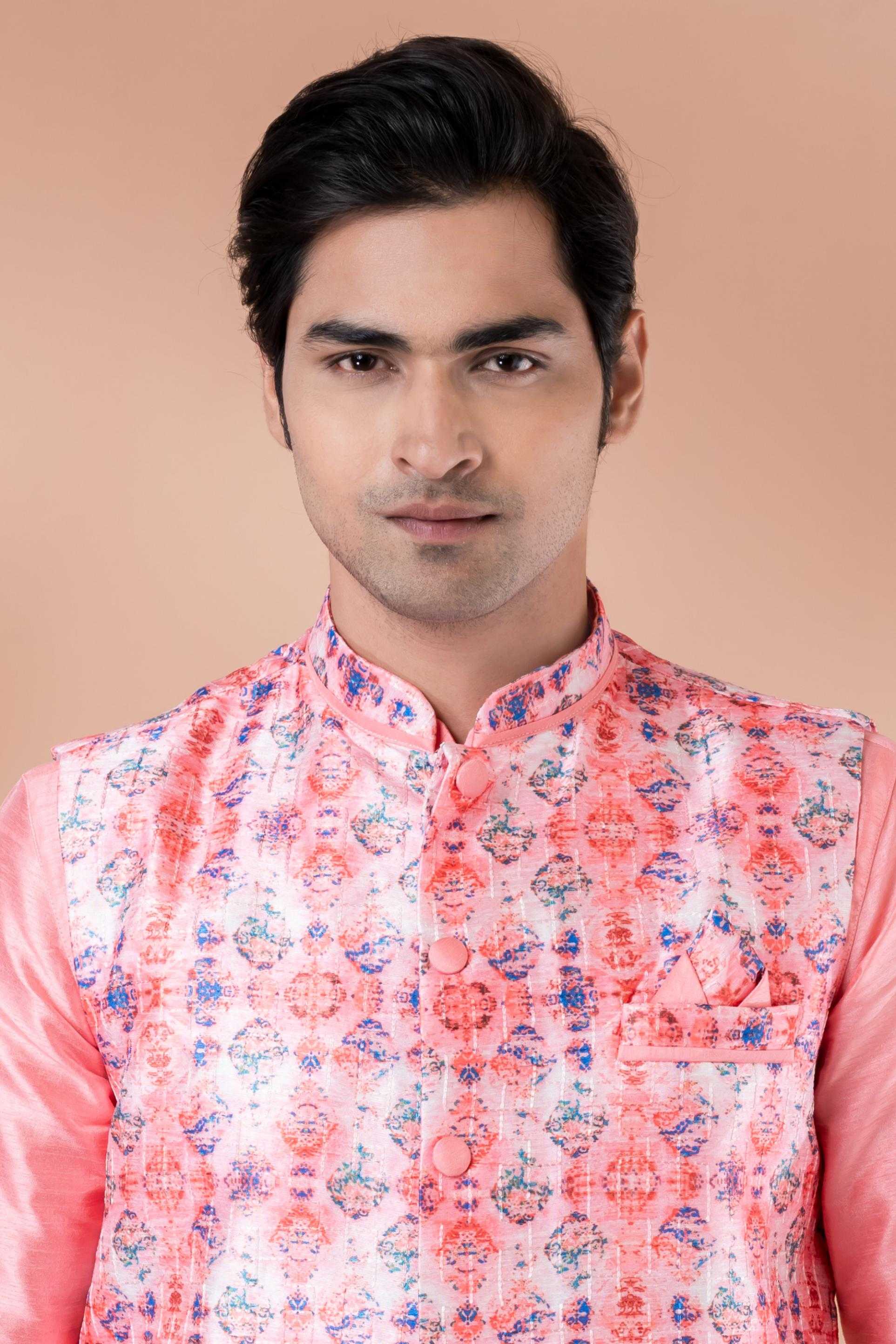 Ynf Banarasi Soft Silk RIN223 2333B Mens Wear Wholesale Nehru Jacket Festive & Wedding Coats Modi Jackets Manufacturer