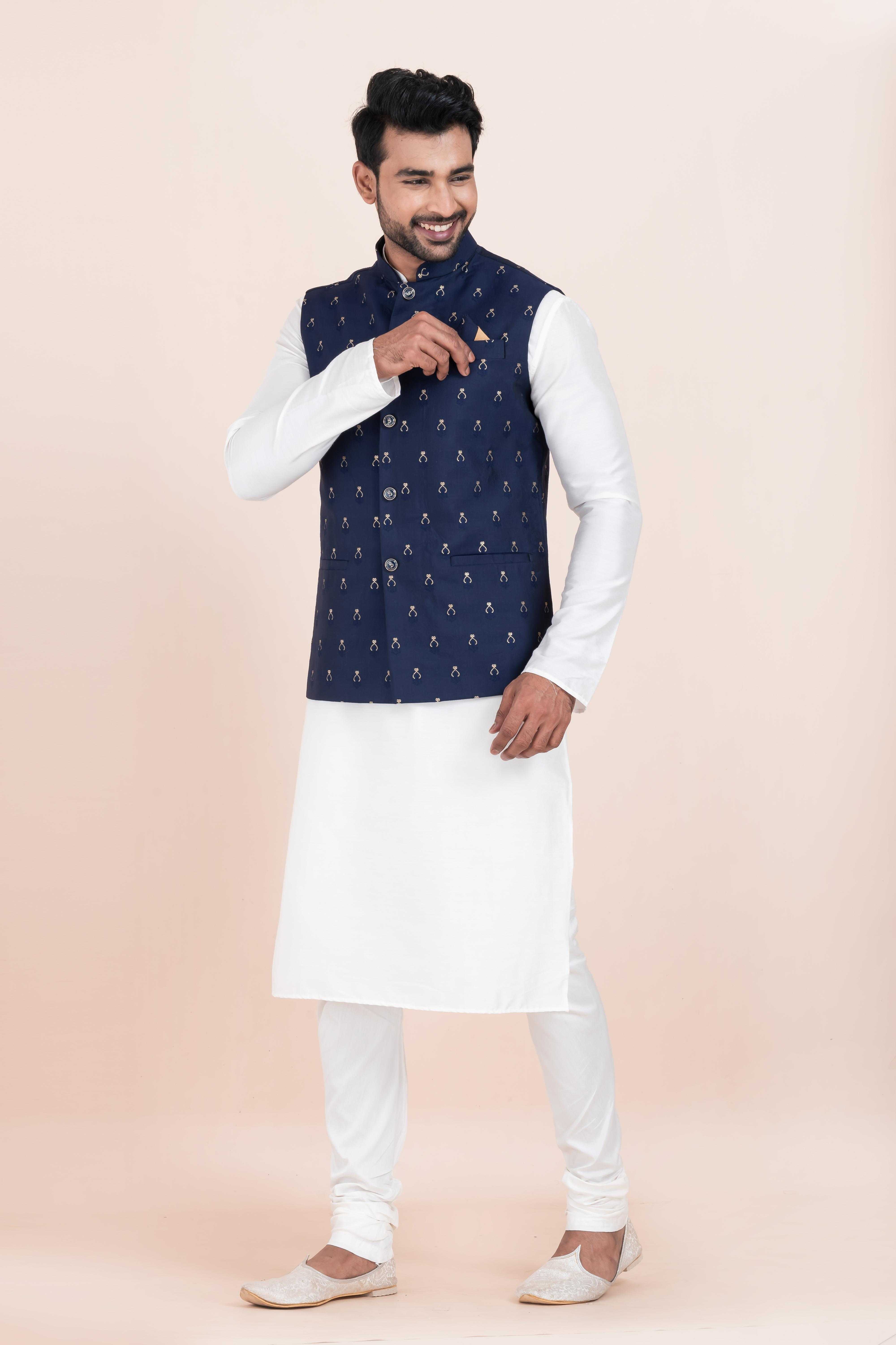 Ynf Banarasi Soft Silk RIN223 2360A Mens Wear Festive Collections Wholesale Nehru Jacket Onam Collections Modi Jackets Manufacturer