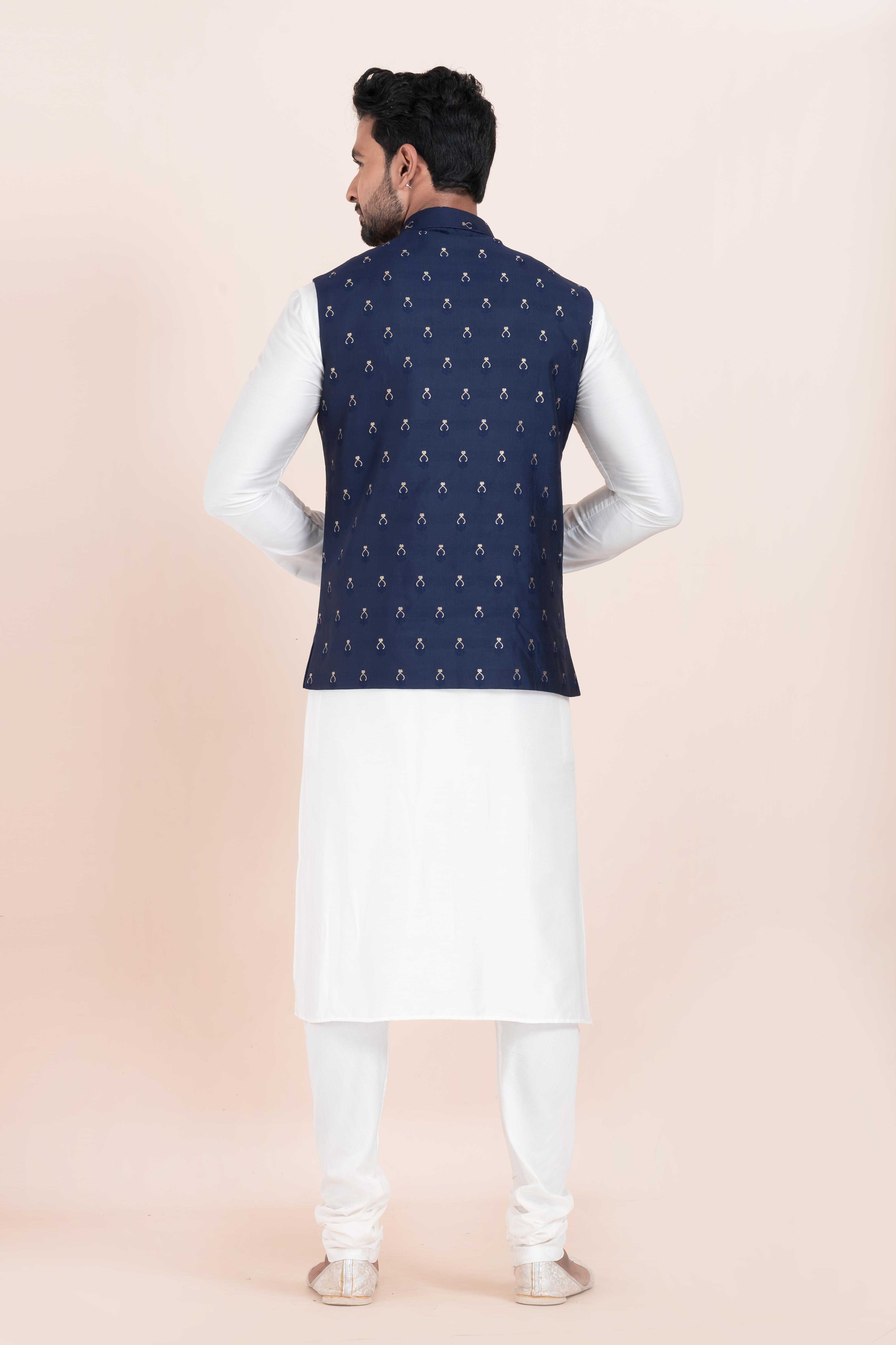 Ynf Banarasi Soft Silk RIN223 2360A Mens Wear Festive Collections Wholesale Nehru Jacket Onam Collections Modi Jackets Manufacturer