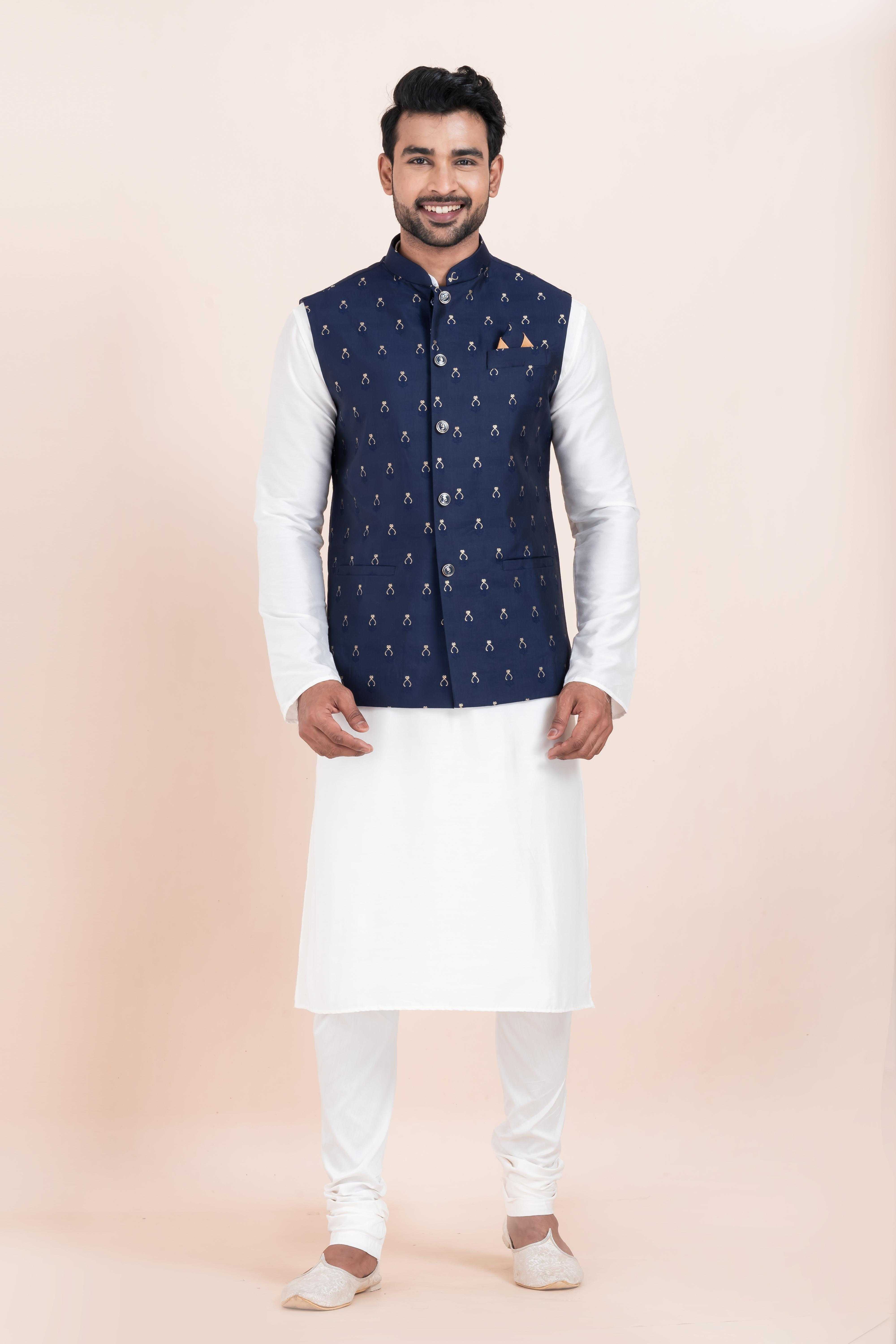 Ynf Banarasi Soft Silk RIN223 2360B Mens Wear Festive Collections Wholesale Nehru Jacket Onam Collections Modi Jackets Manufacturer