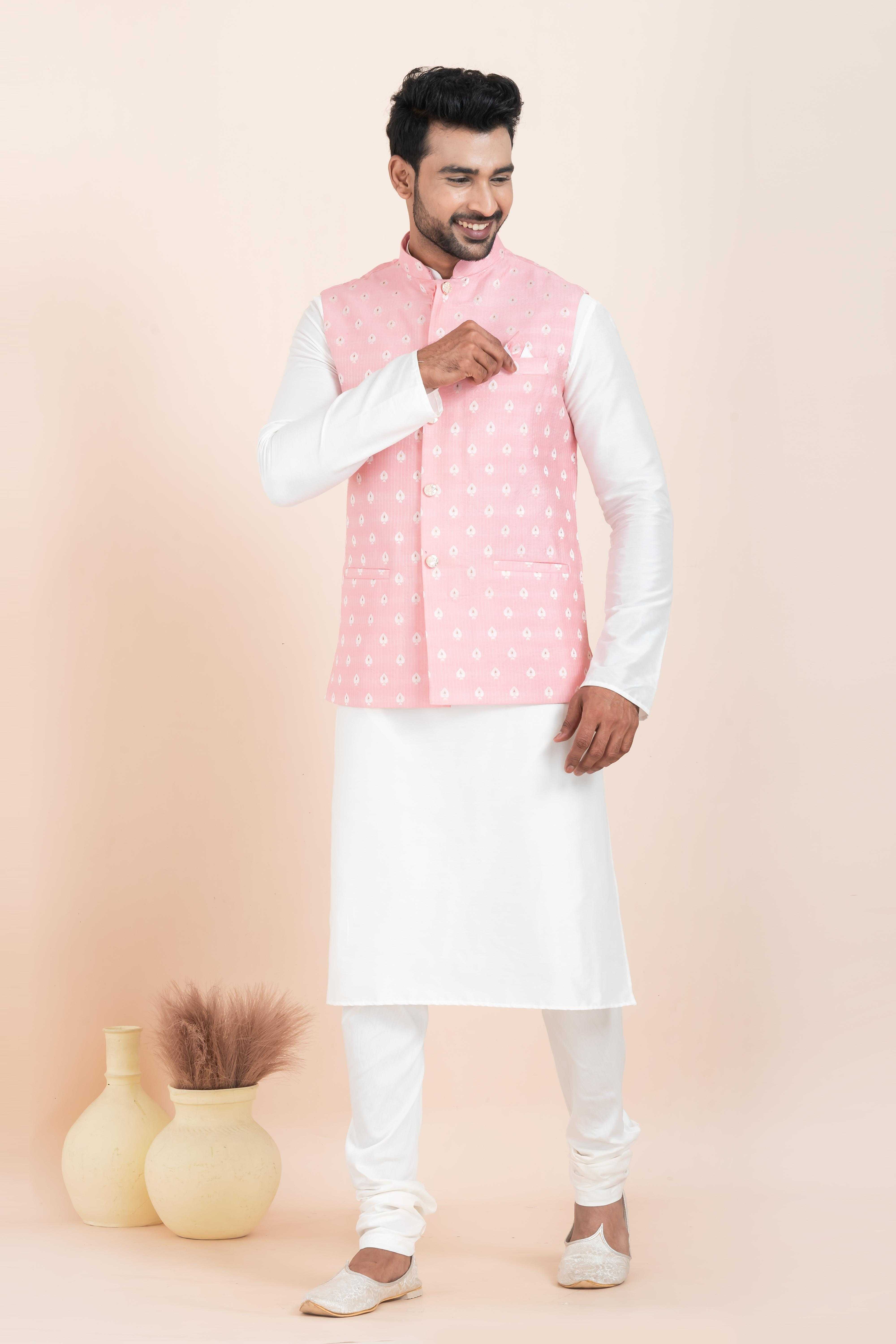 Ynf Banarasi Soft Silk RIN223 2369C Mens Wear Festive Collections Wholesale Nehru Jacket Onam Collections Modi Jackets Manufacturer