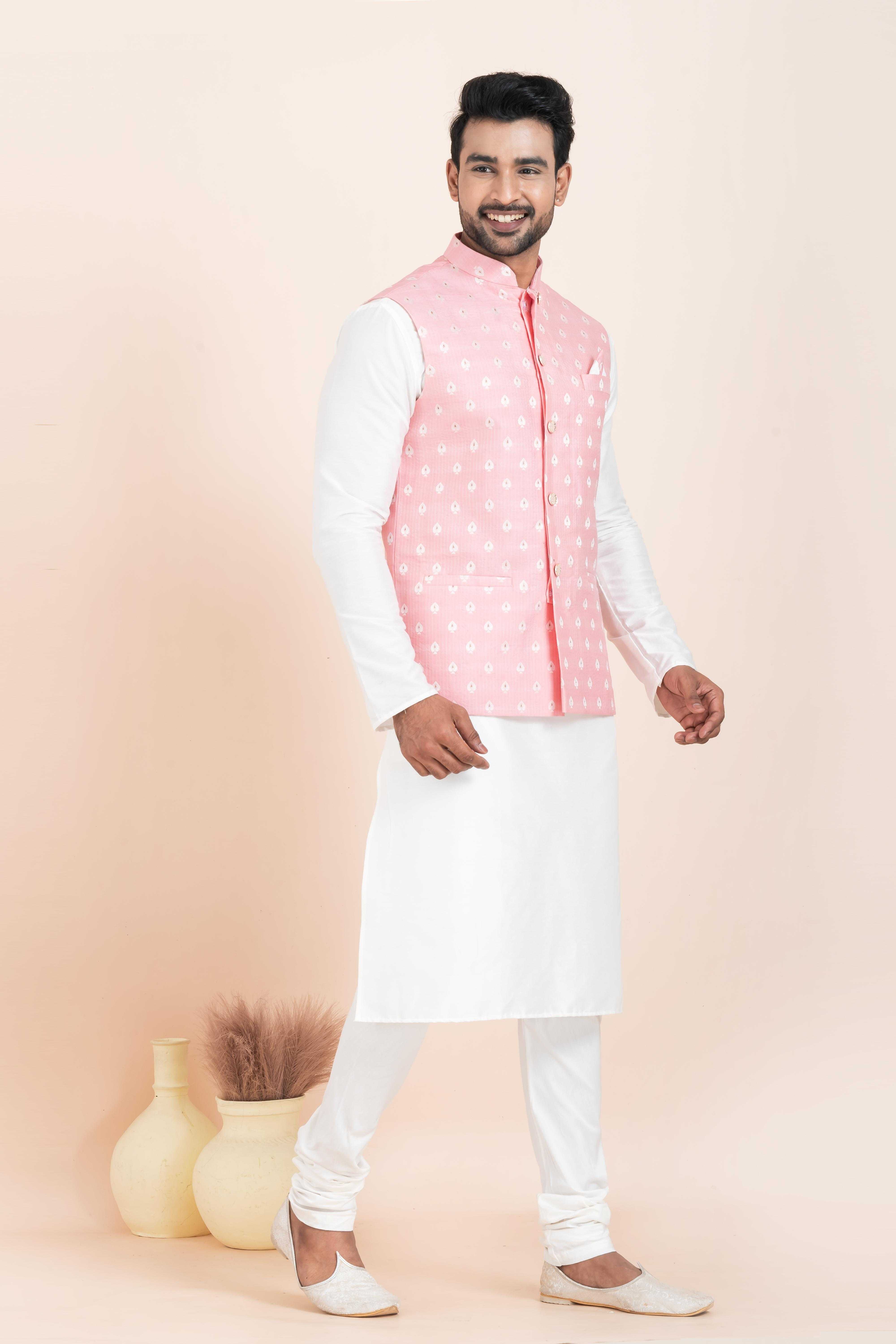 Ynf Banarasi Soft Silk RIN223 2369C Mens Wear Festive Collections Wholesale Nehru Jacket Onam Collections Modi Jackets Manufacturer