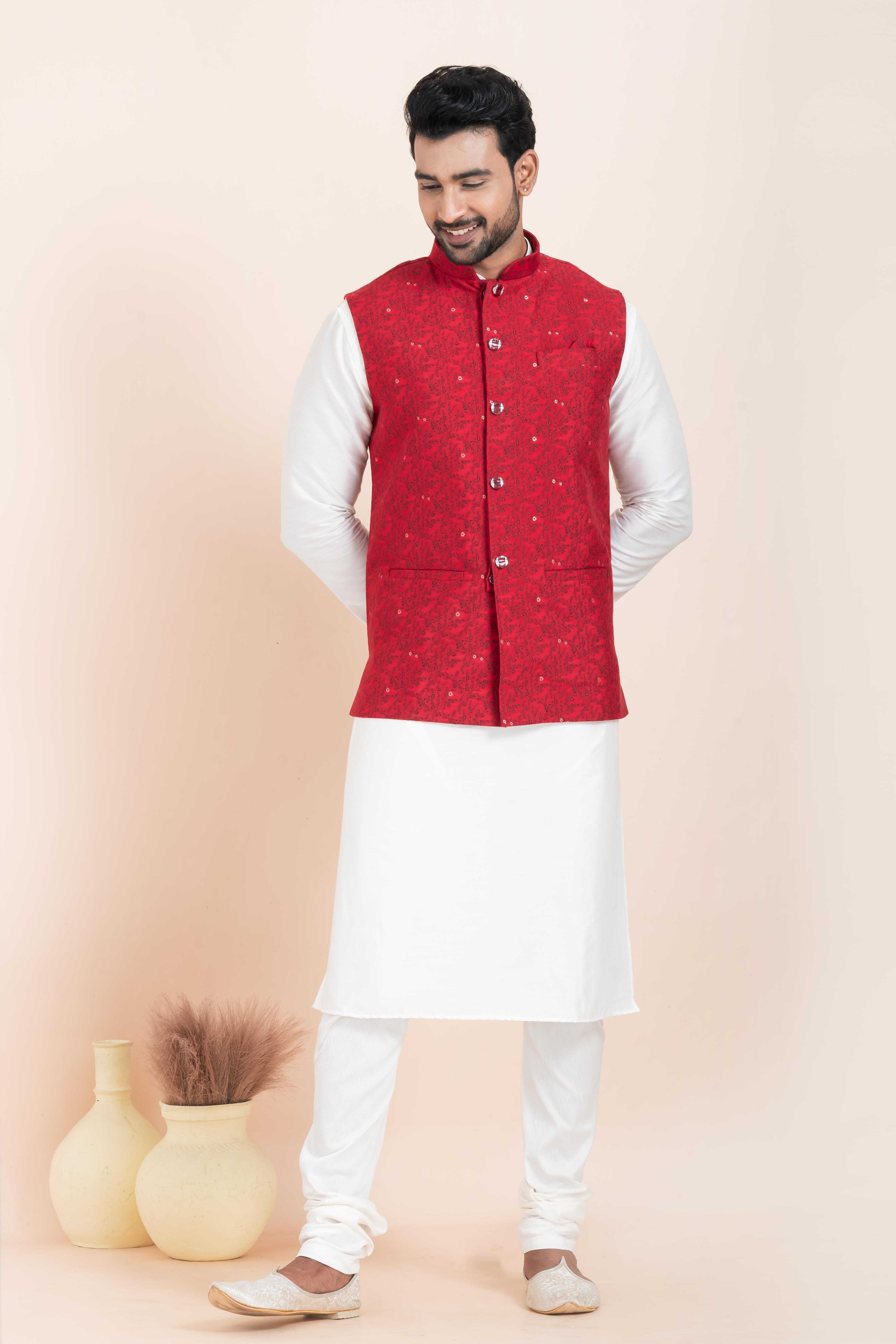 Ynf Banarasi Soft Silk RIN223 2373B Mens Wear Festive Collections Wholesale Nehru Jacket Onam Collections Modi Jackets Manufacturer