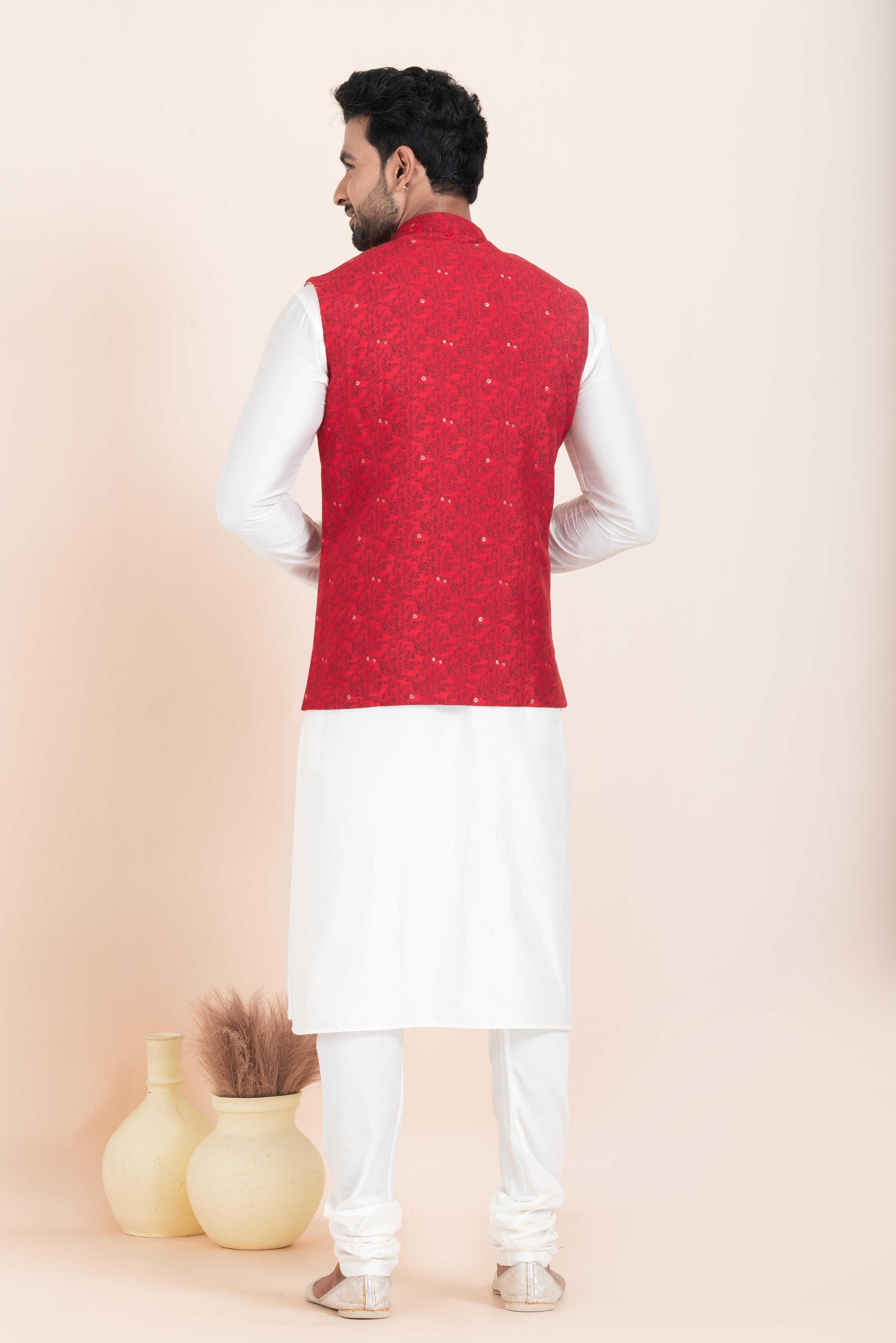 Ynf Banarasi Soft Silk RIN223 2373B Mens Wear Festive Collections Wholesale Nehru Jacket Onam Collections Modi Jackets Manufacturer