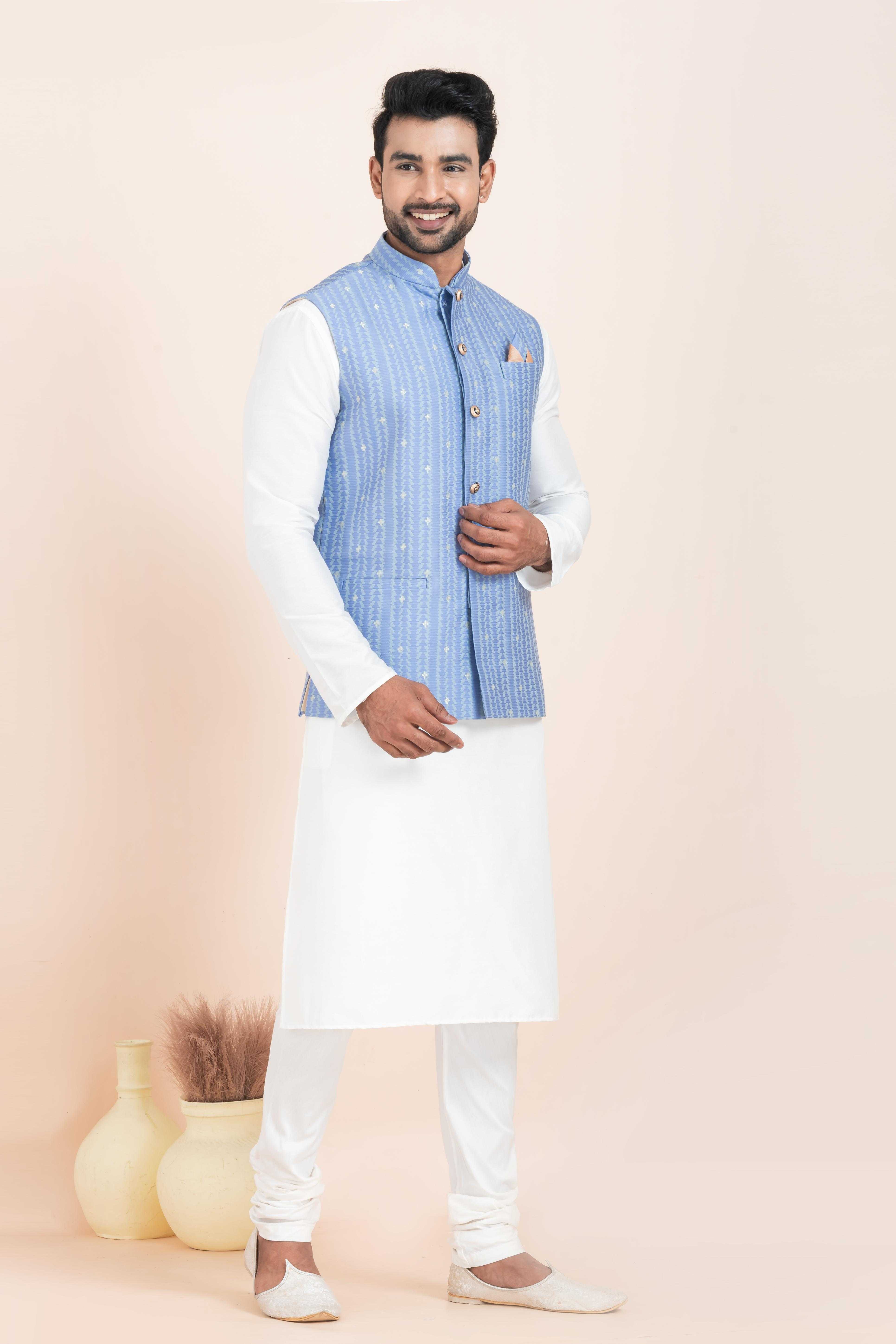 Ynf Banarasi Soft Silk RIN223 2375B Mens Wear Festive Collections Wholesale Nehru Jacket Onam Collections Modi Jackets Manufacturer