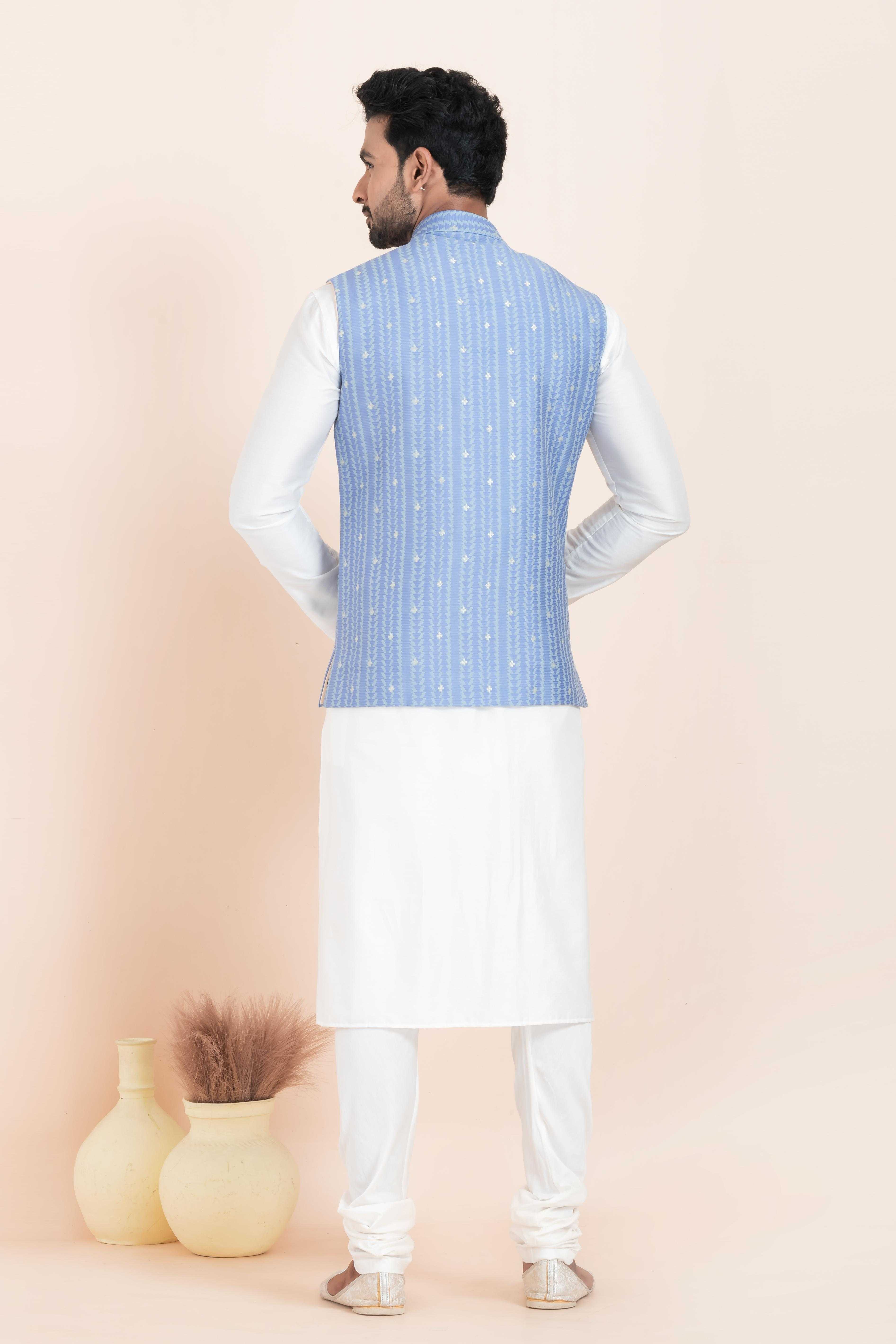Ynf Banarasi Soft Silk RIN223 2375C Mens Wear Festive Collections Wholesale Nehru Jacket Onam Collections Modi Jackets Manufacturer