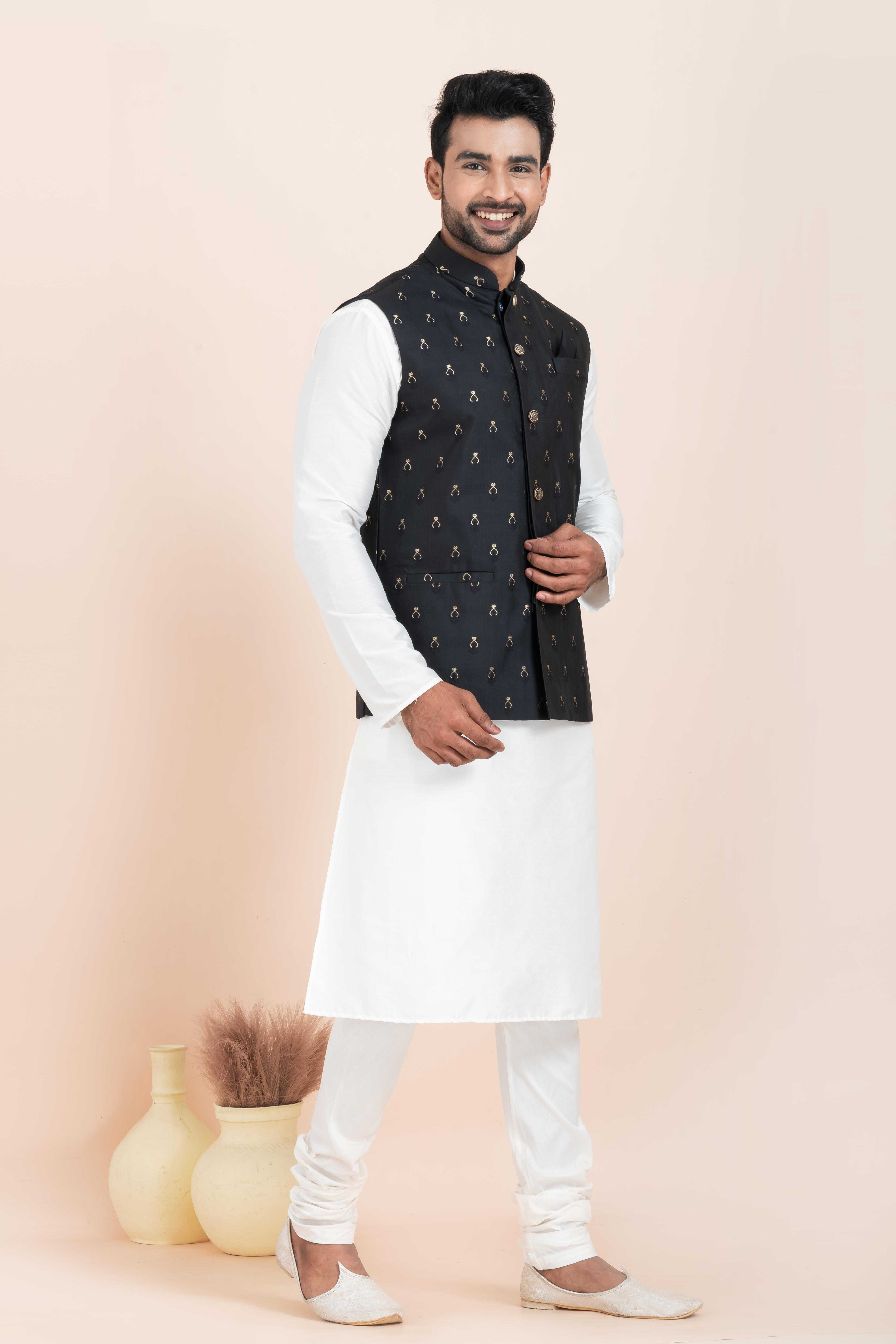 Ynf Banarasi Soft Silk RIN223 2378C Mens Wear Festive Collections Wholesale Nehru Jacket Onam Collections Modi Jackets Manufacturer