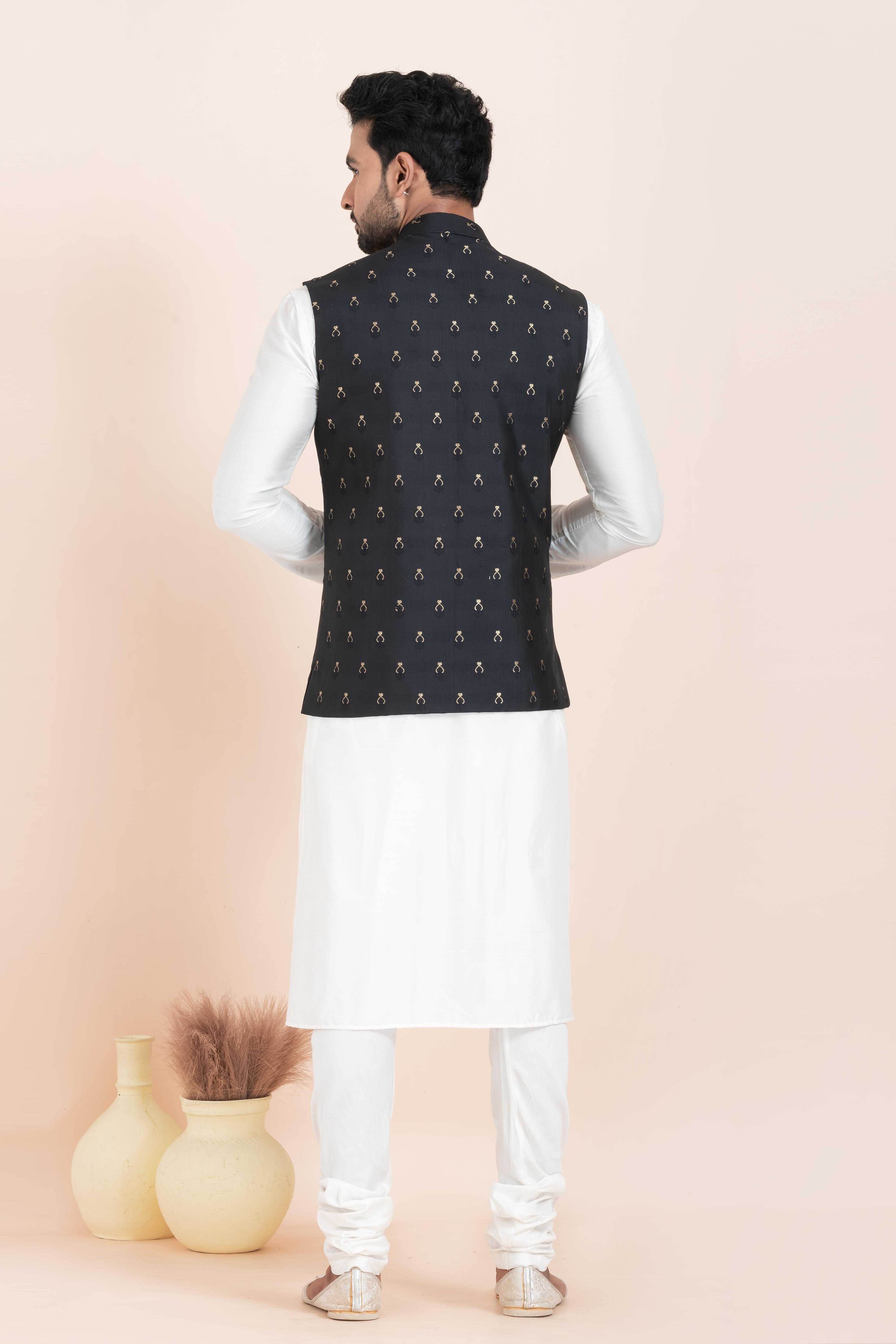 Ynf Banarasi Soft Silk RIN223 2378C Mens Wear Festive Collections Wholesale Nehru Jacket Onam Collections Modi Jackets Manufacturer