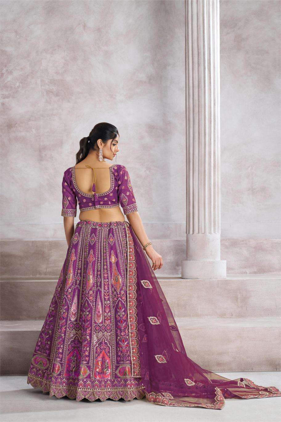 Ynf Banarasi Soft Silk RIN230 32 Lehengas Wholesale Designer Lehenga Embroidered Lehenga Banarasi Lehenga Manufacturer