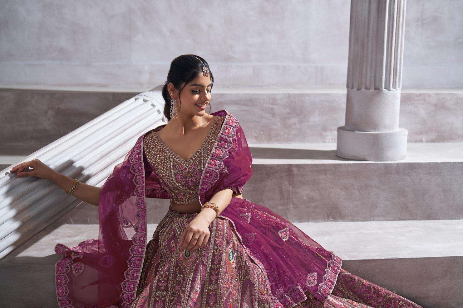 Ynf Banarasi Soft Silk RIN230 32 Lehengas Wholesale Designer Lehenga Embroidered Lehenga Banarasi Lehenga Manufacturer