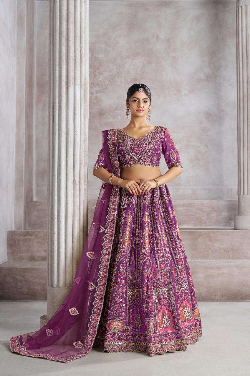 Ynf Banarasi Soft Silk RIN230 32 Lehengas Wholesale Designer Lehenga Embroidered Lehenga Banarasi Lehenga Manufacturer