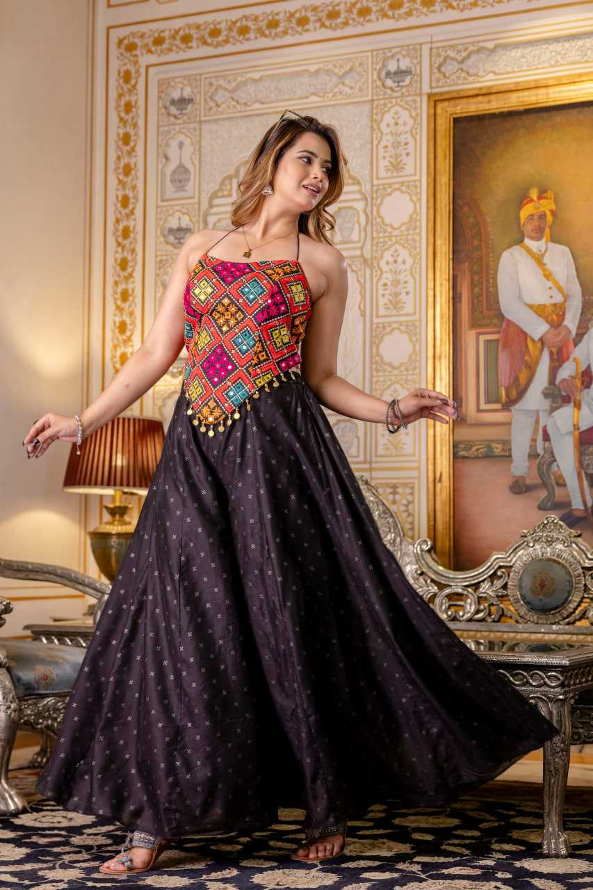 Ynf Banglori Silk RIN228 315 Suits & Dresses Western Wears Festive Collections Wholesale Indo Western Dresses Embroidered Suits Party Wear Dresses Manufacturer