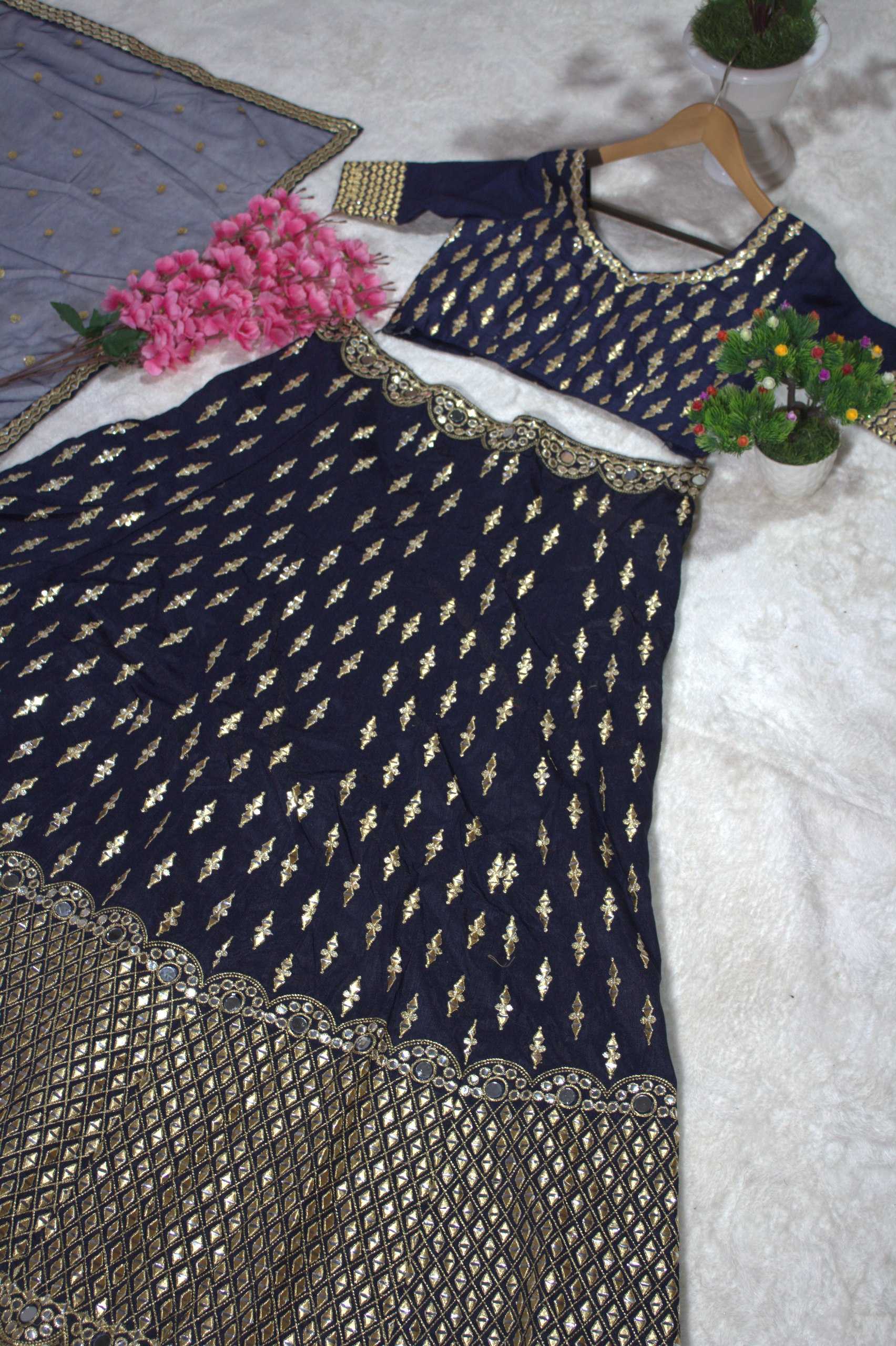 Ynf Banglori Silk RIN228 55 Lehengas Wholesale Silk Lehenga Mirror Work Lehenga Manufacturer