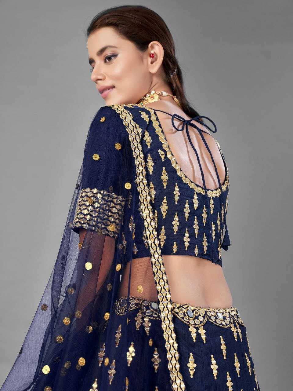 Ynf Banglori Silk RIN228 55 Lehengas Wholesale Silk Lehenga Mirror Work Lehenga Manufacturer