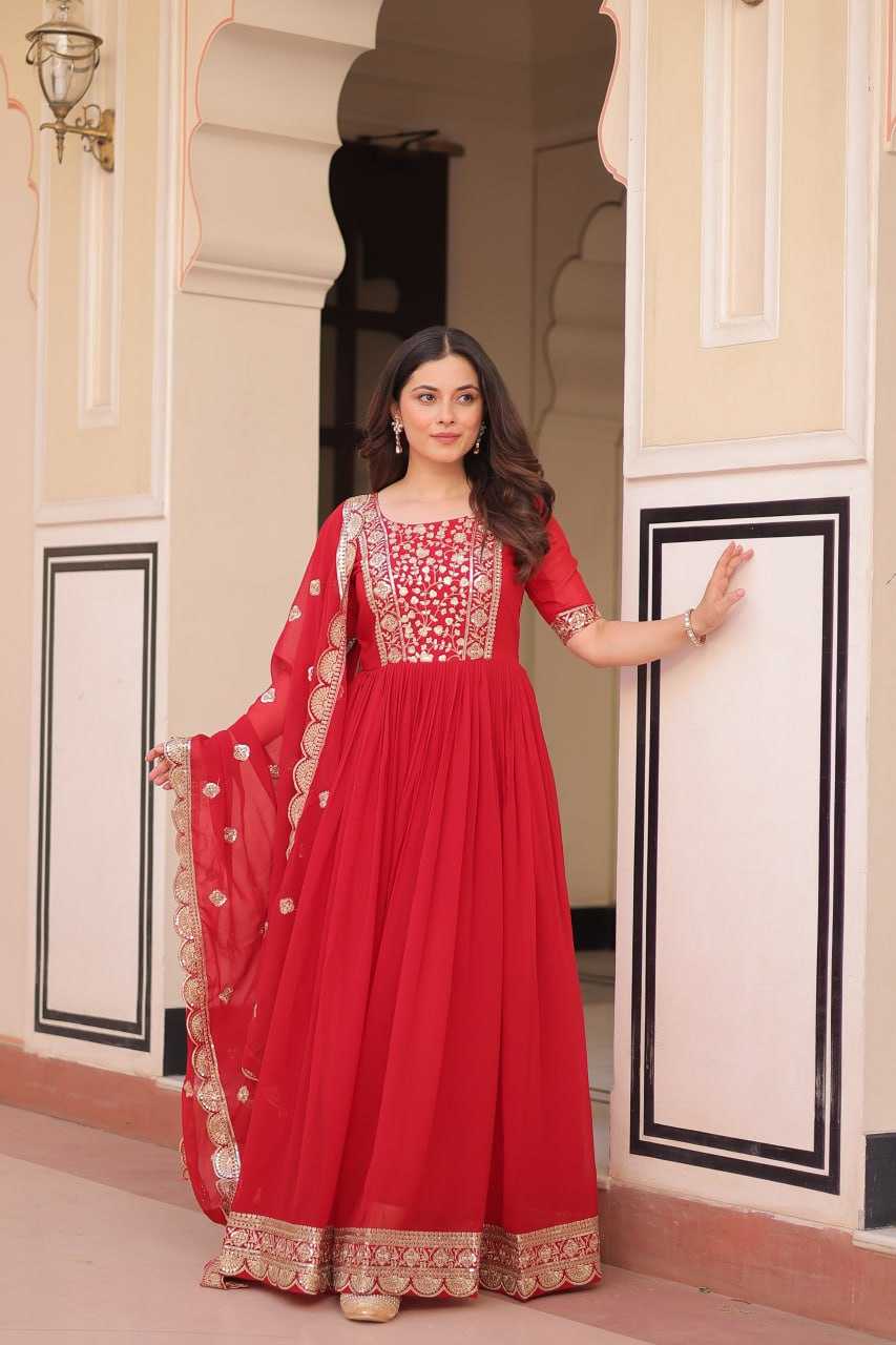 Ynf Blooming KESH489 1177 Gowns Wholesale Fancy Gowns Embroidery Gowns Anarkali Gown Manufacturer