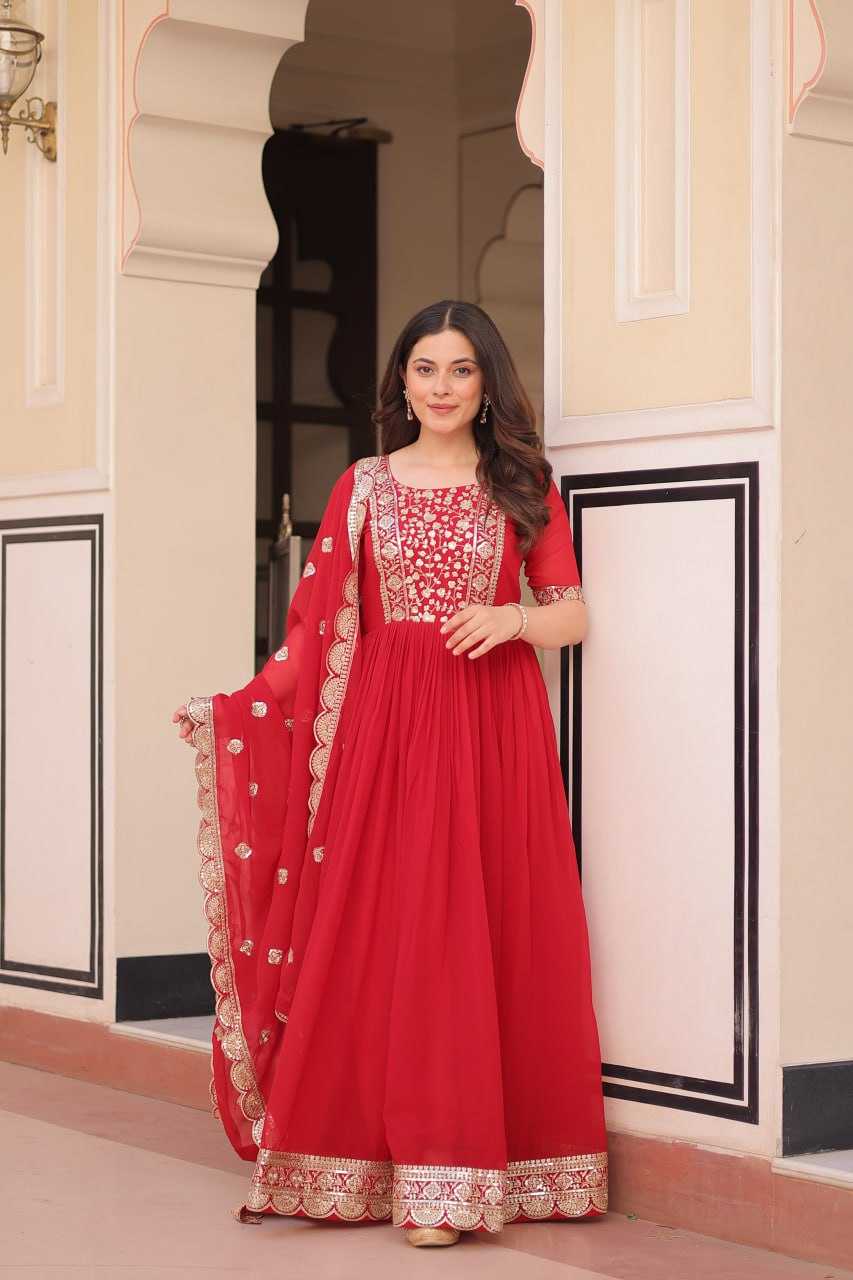 Ynf Blooming KESH489 1177 Gowns Wholesale Fancy Gowns Embroidery Gowns Anarkali Gown Manufacturer