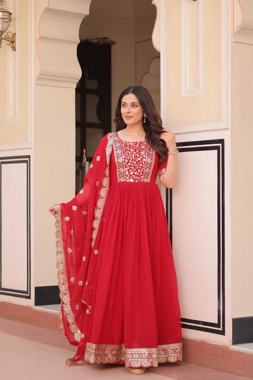 Ynf Blooming KESH489 1177 Gowns Wholesale Fancy Gowns Embroidery Gowns Anarkali Gown Manufacturer