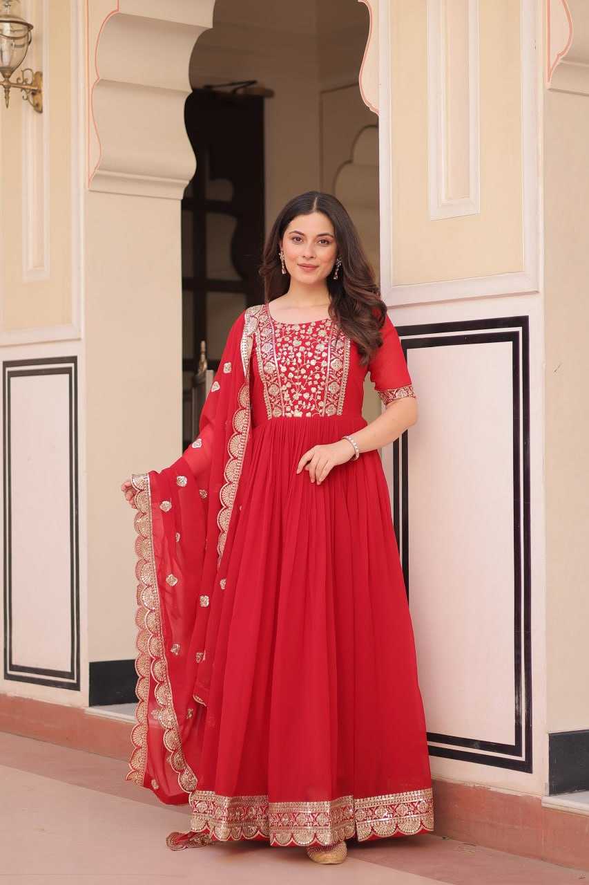 Ynf Blooming KESH489 1177 Gowns Wholesale Fancy Gowns Embroidery Gowns Anarkali Gown Manufacturer