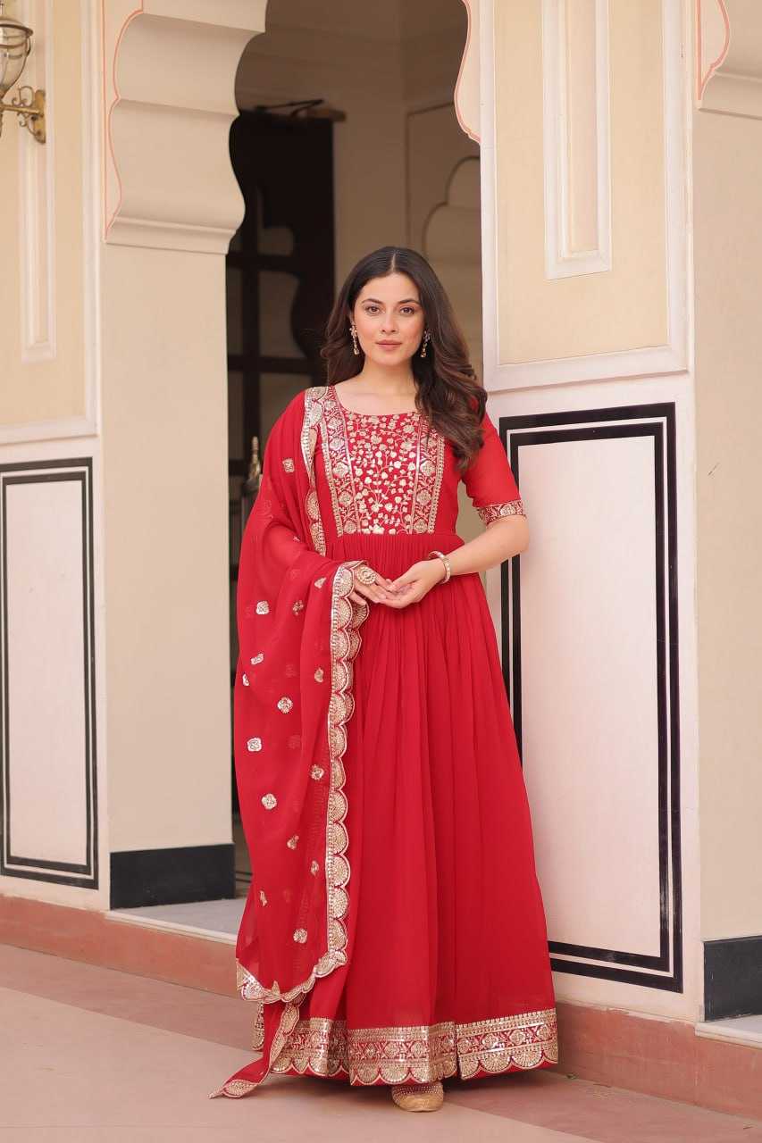 Ynf Blooming KESH489 1177 Gowns Wholesale Fancy Gowns Embroidery Gowns Anarkali Gown Manufacturer