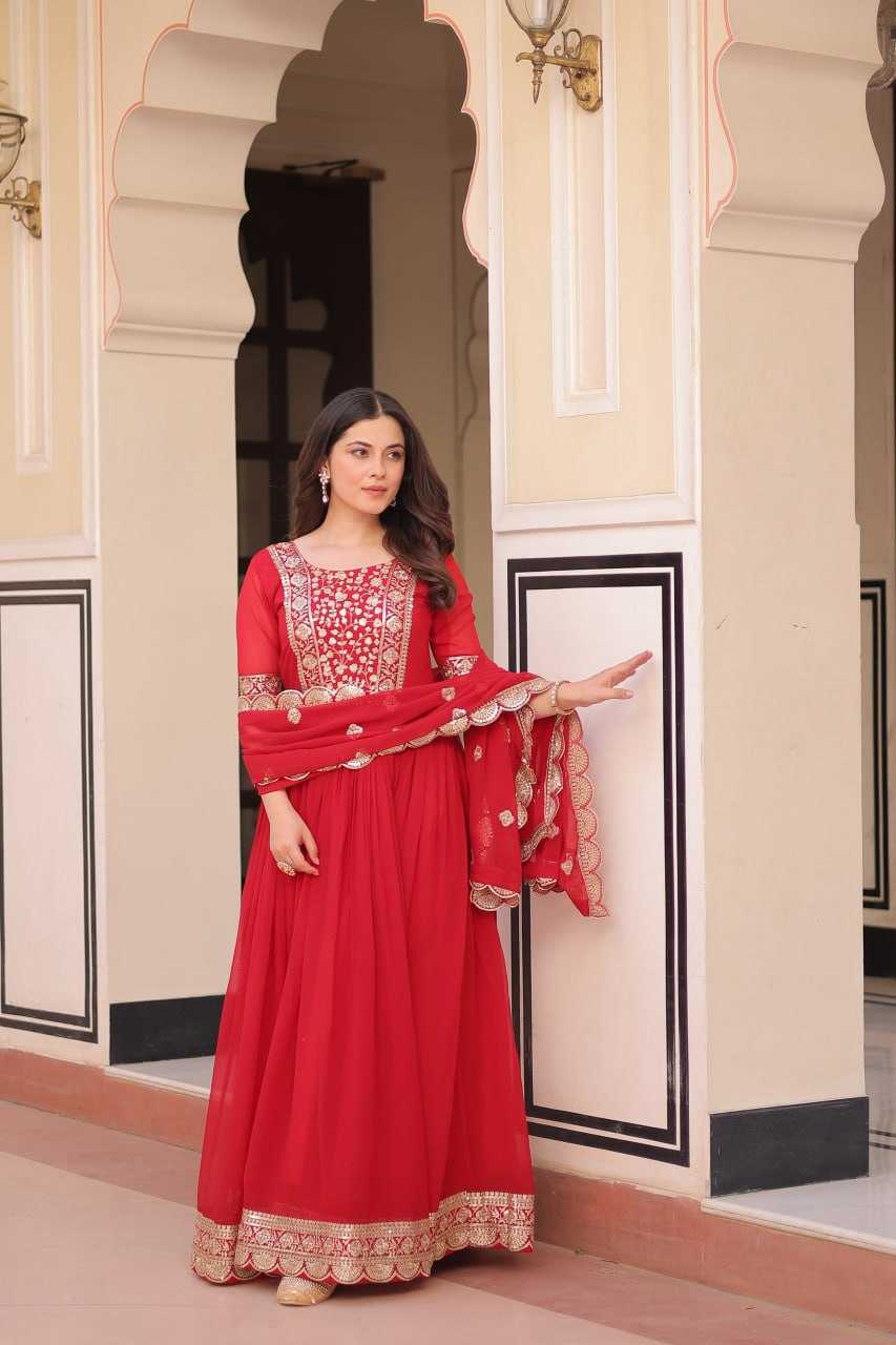 Ynf Blooming KESH489 1177 Gowns Wholesale Fancy Gowns Embroidery Gowns Anarkali Gown Manufacturer